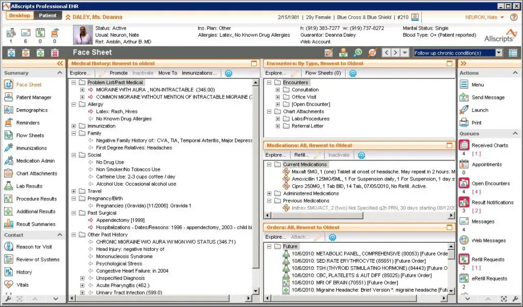 Modern EHR system features for healthcare and patient management Modern EHR system features for healthcare and patient management