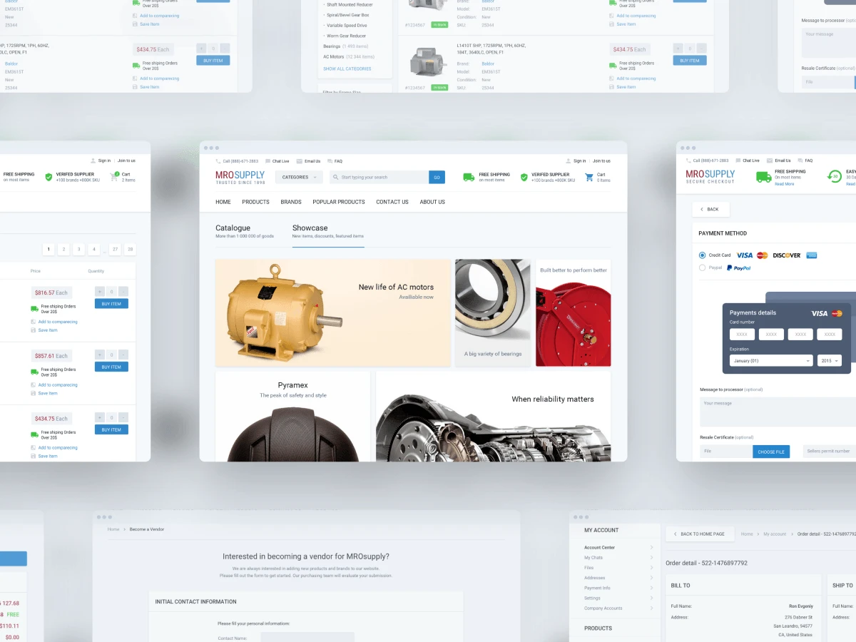 Customer feedback on Mrosupply services and product quality