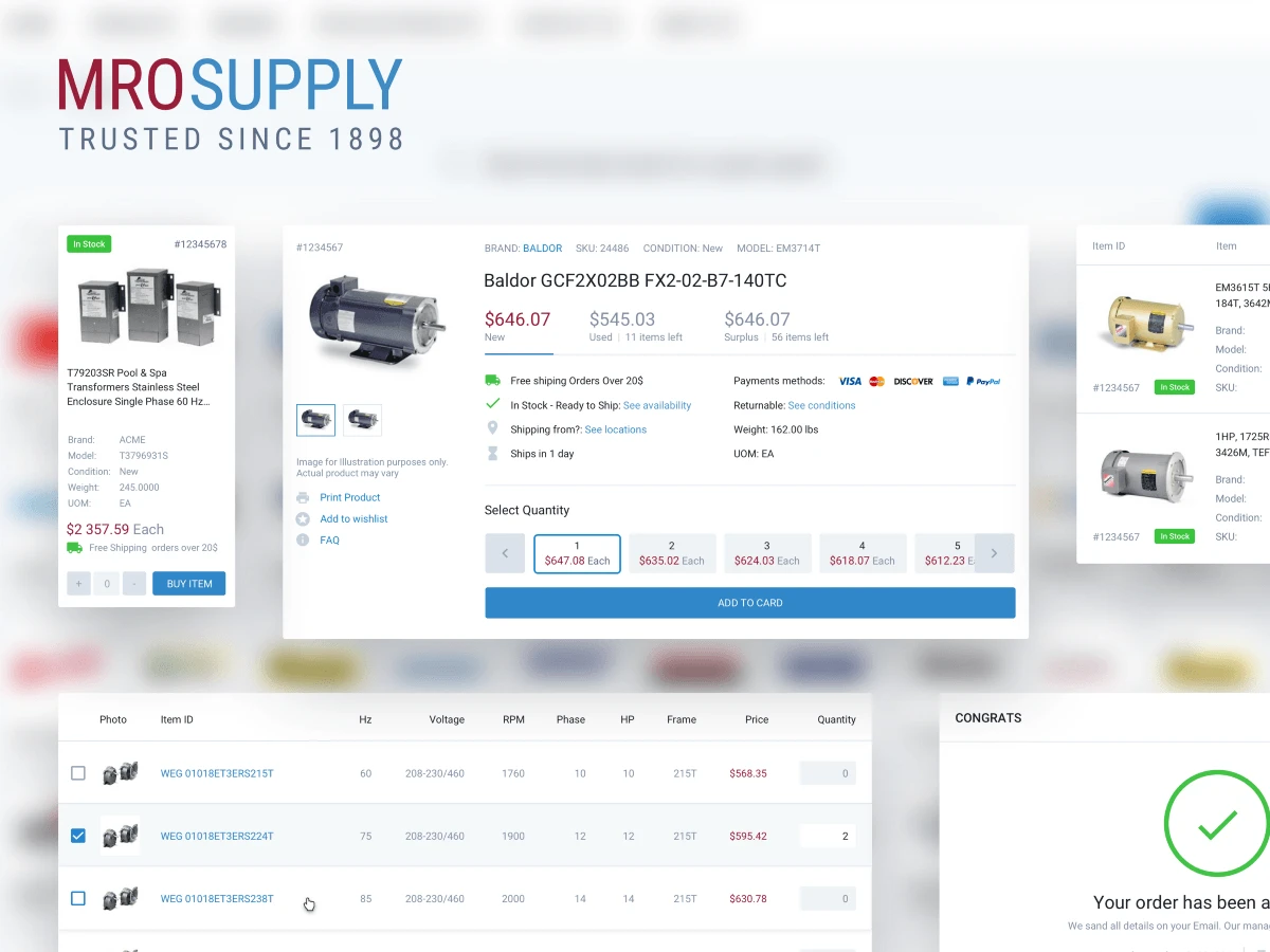Mrosupply service efficiency improving business operations