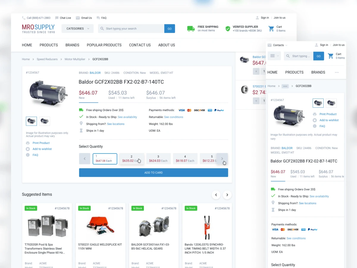 Mrosupply service efficiency improving business operations
