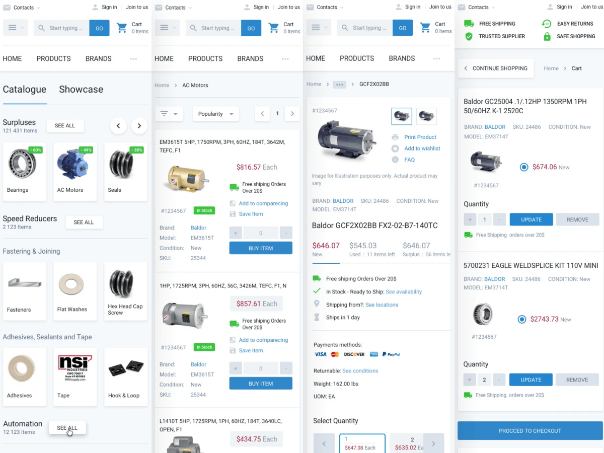 Easy navigation on Mrosupply website for enhanced user experience