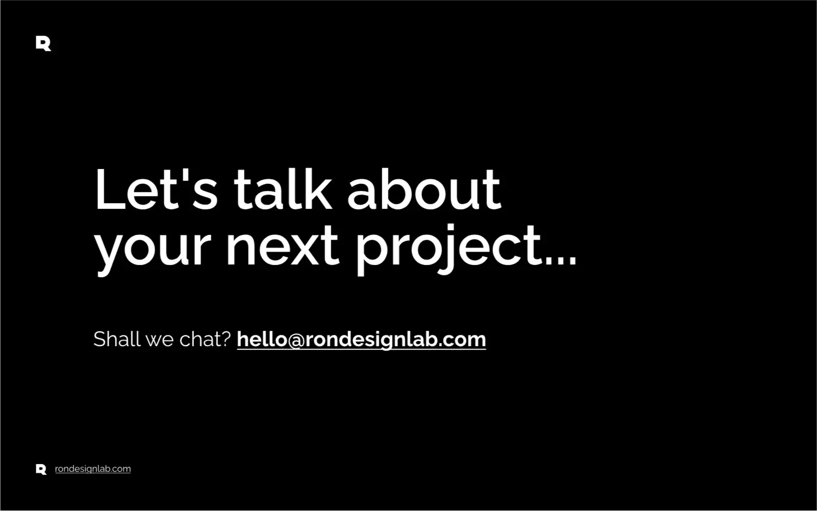 Screenshot of a contact form prompting 'Let's talk about your next project... Shall we chat?' for business inquiries about AI-Meet.