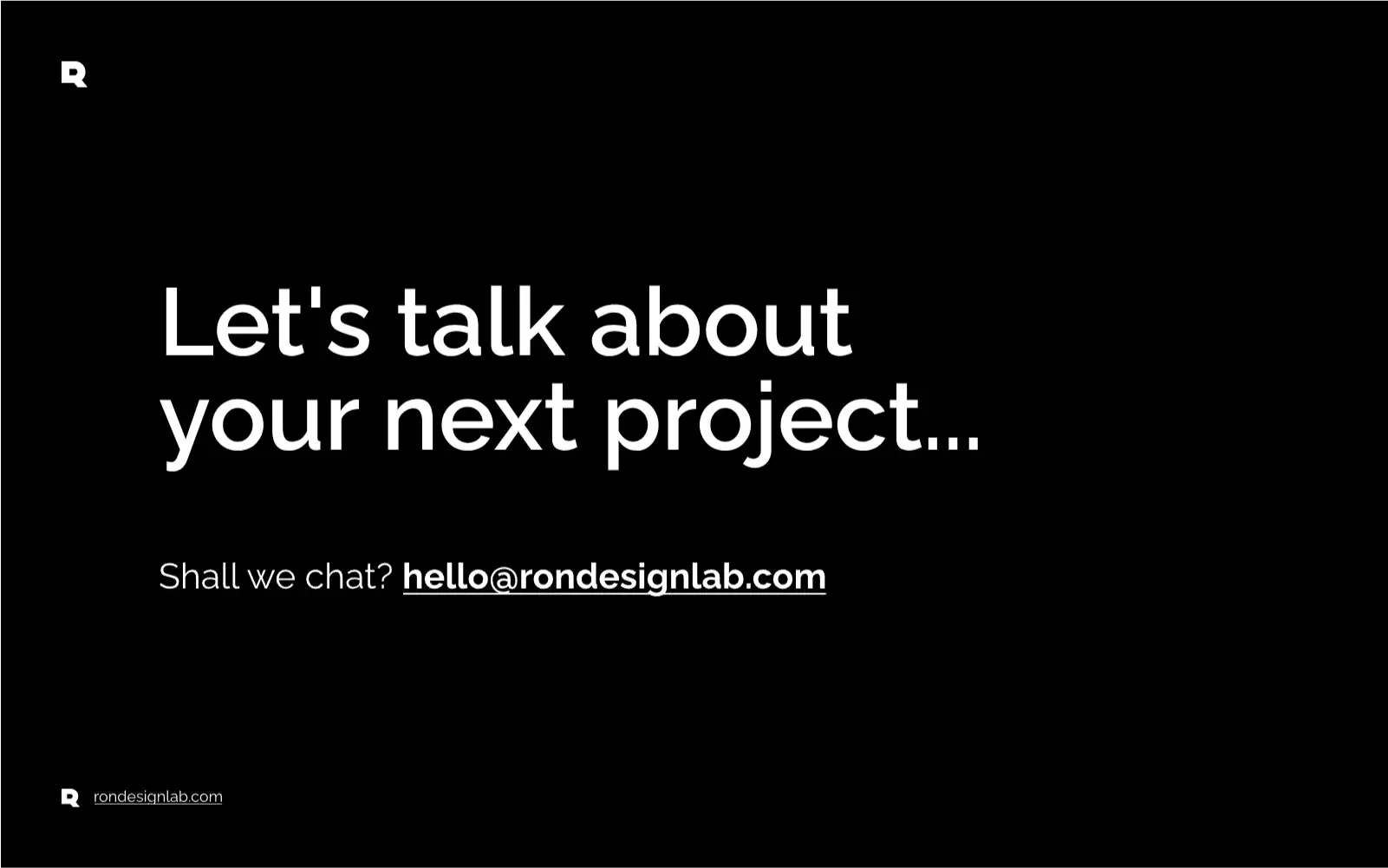 Screenshot of a page for Asis smart AI personal assistant, business, and enterprise solutions, showing the text 'Let's talk about your next project...