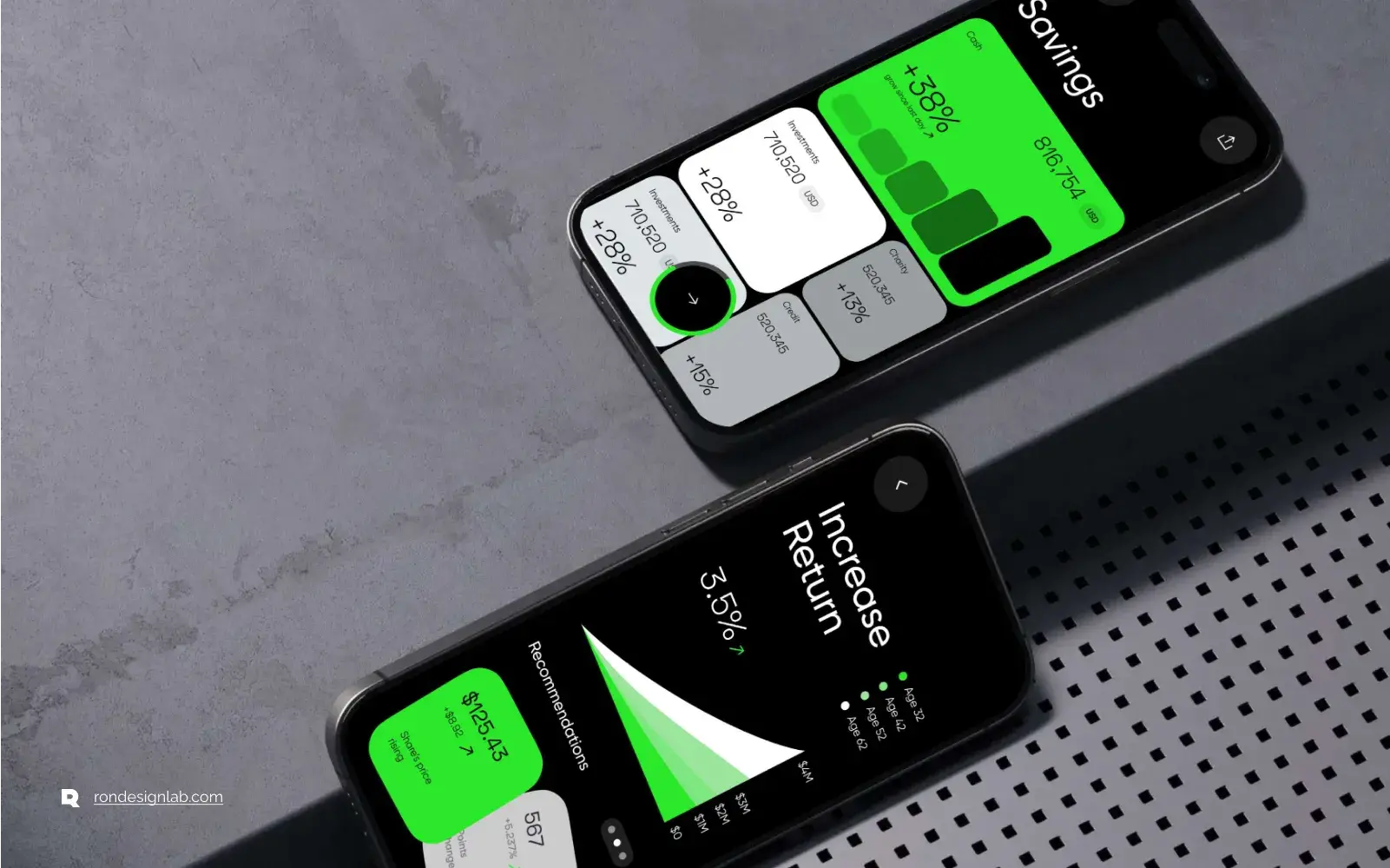 Smartphone displaying the user interface for Empower finance service management.
