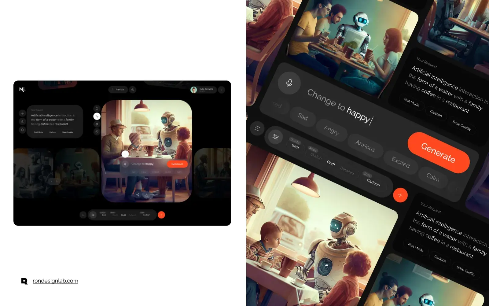 Midjourney Generative AI Art Platform | UI/UX Design