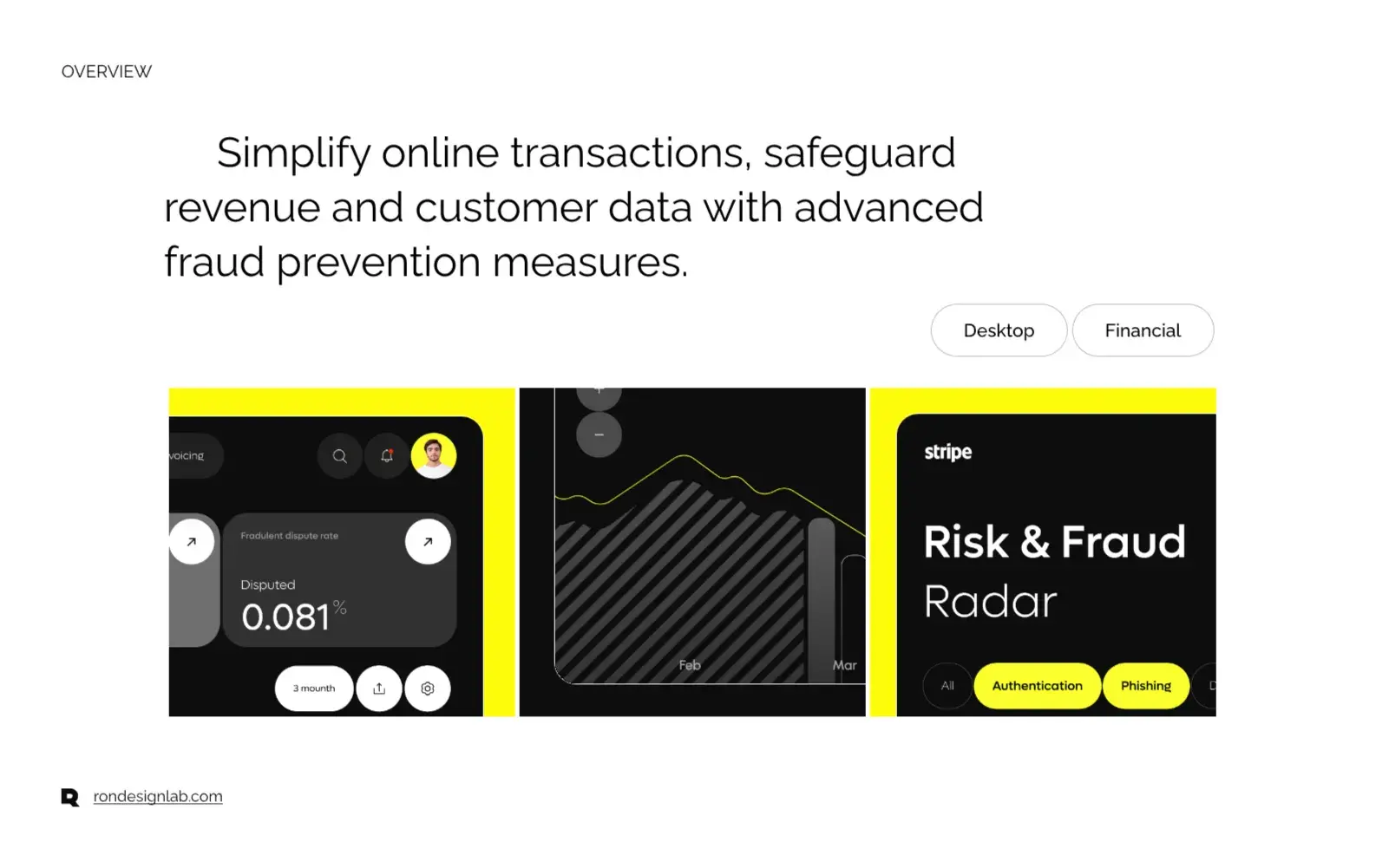Screenshot of a mobile finance app interface showcasing Stripe's powerful payment processing platform for business.