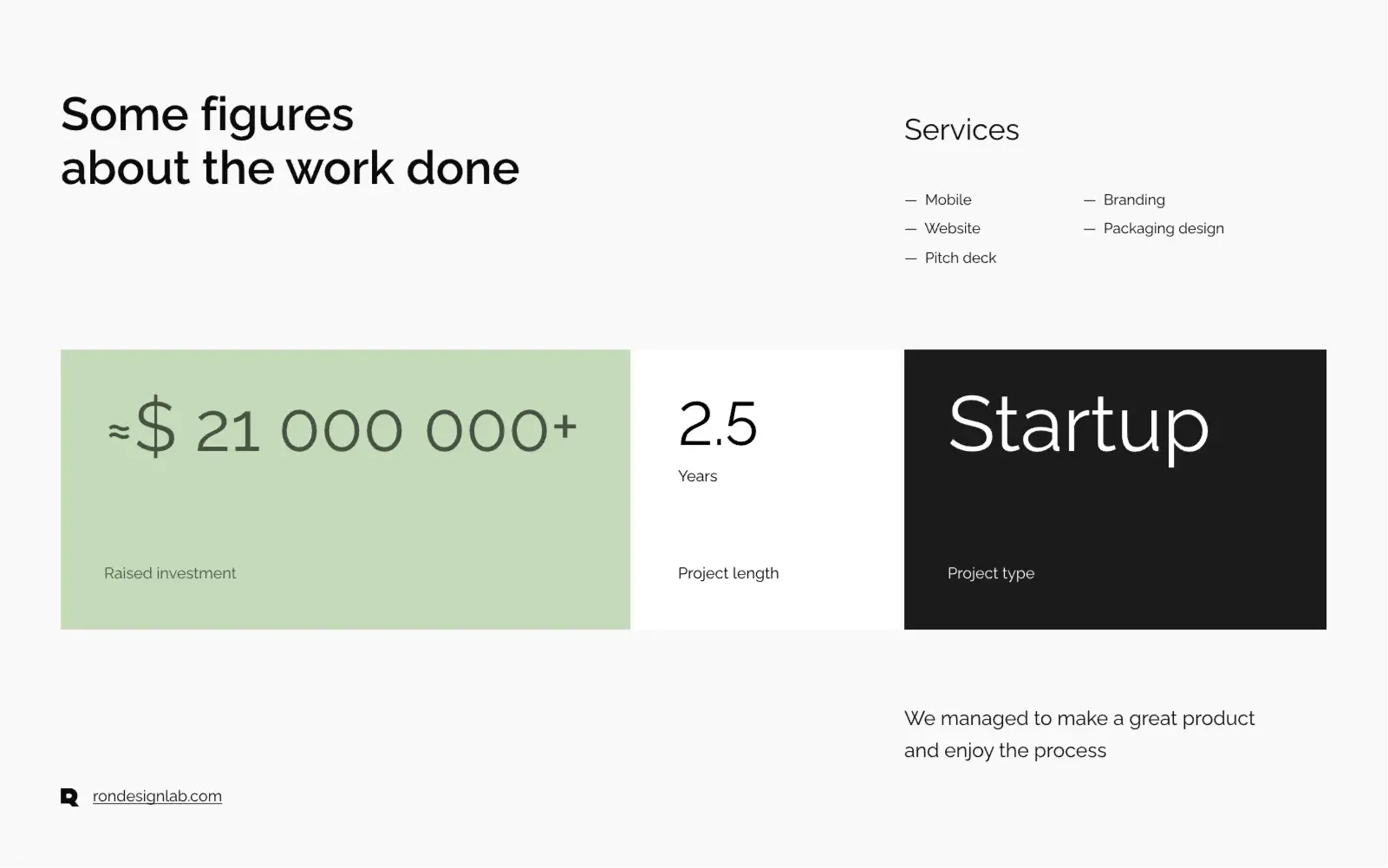 Screenshot showing content from the Vessel Clutch review case study on wellness.