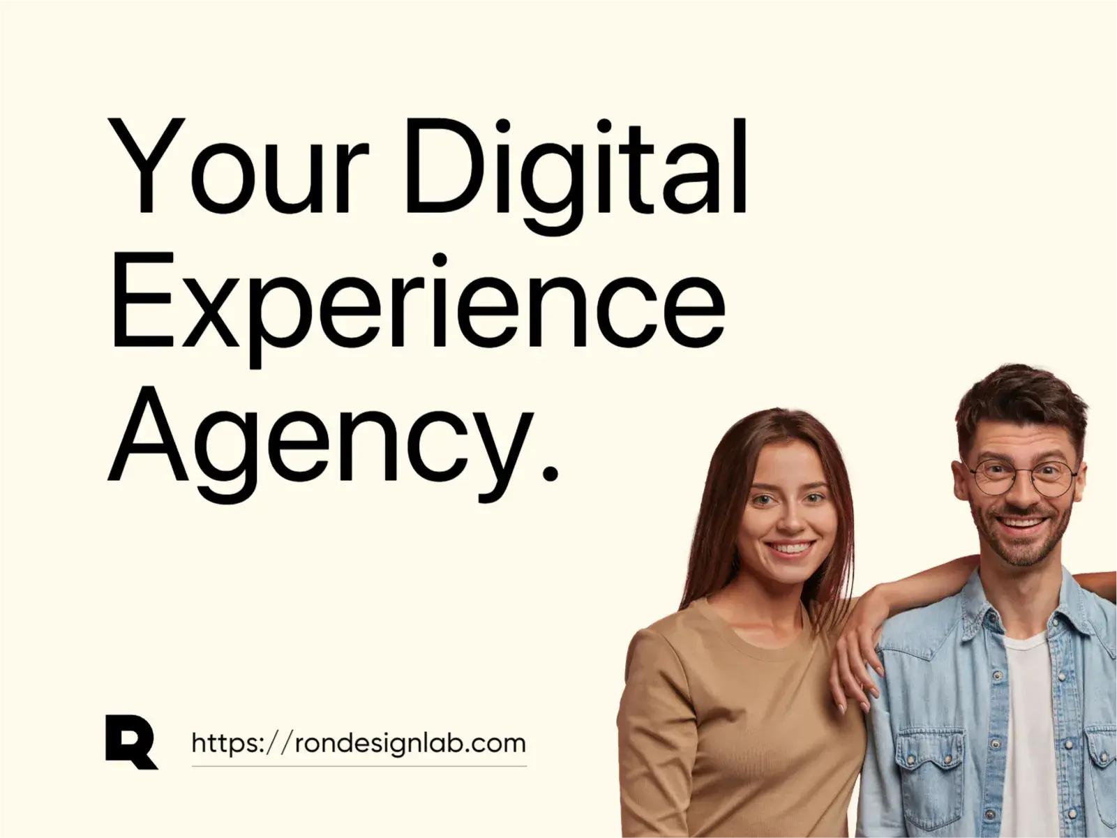 Image with overlay text "Your Digital Experience Agency", representing the agency's brand and digital service focus.