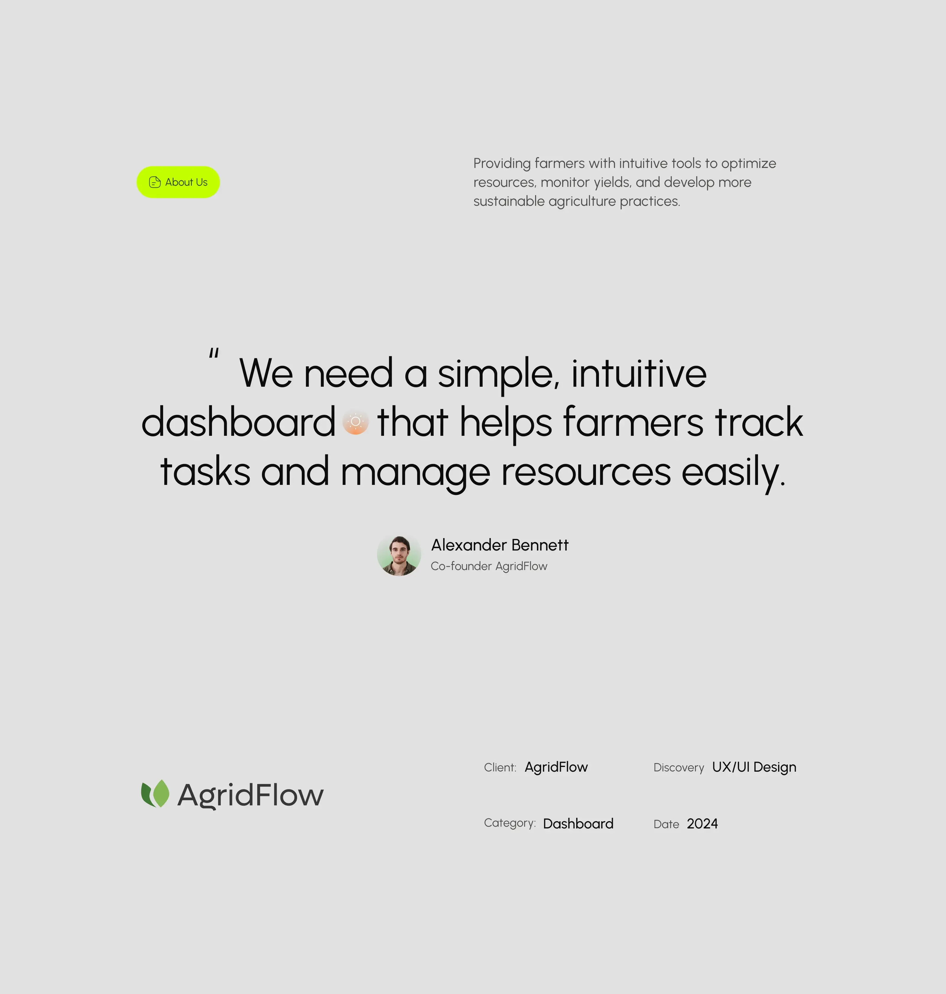 AgridFlow - Farming SaaS & UX UI Design - 1