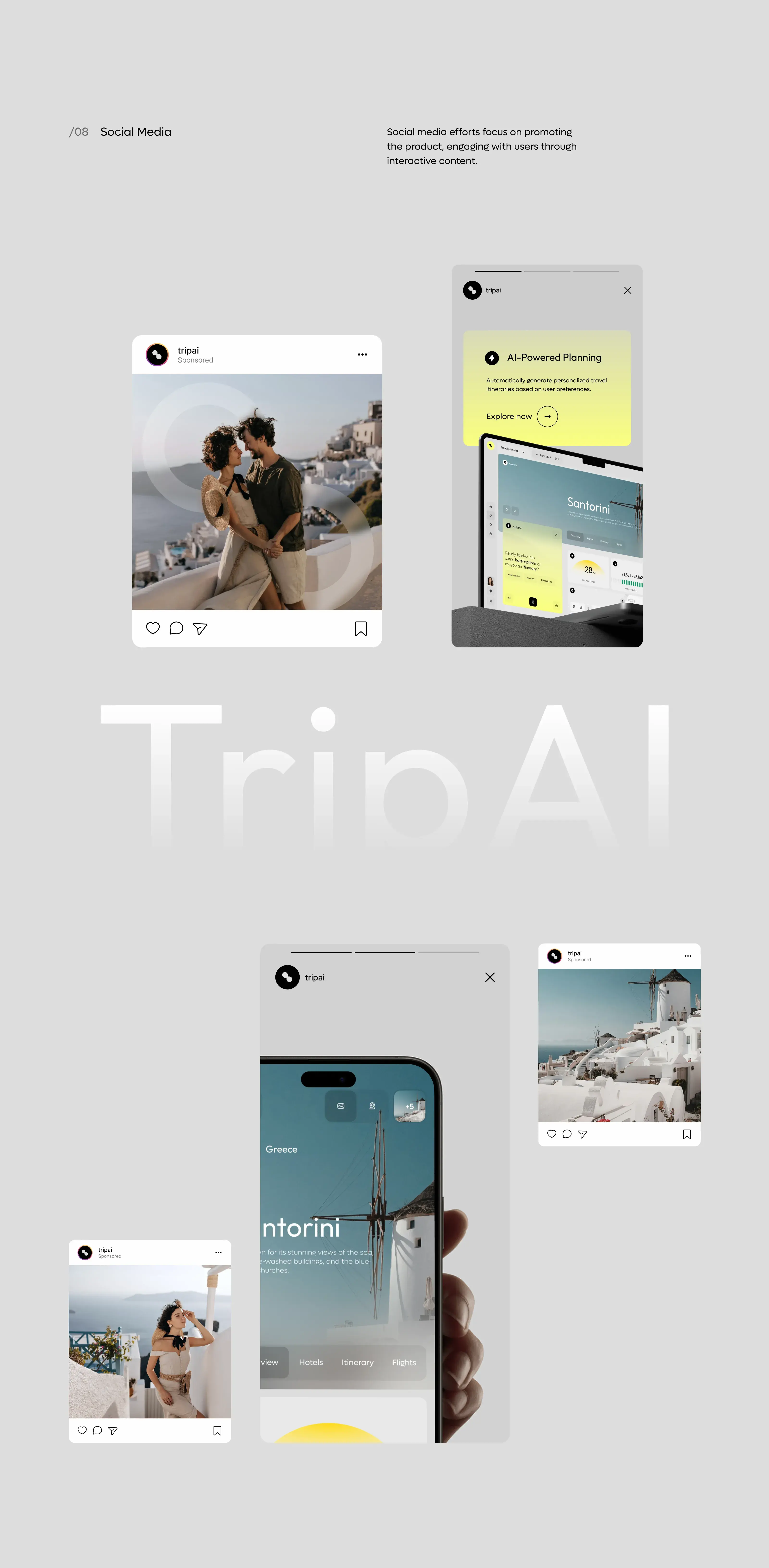 Screenshot of the UI/UX design for an AI travel assistant app, relevant to corporate travel. Screenshot of the UI/UX design for an AI travel assistant app, relevant to corporate travel.