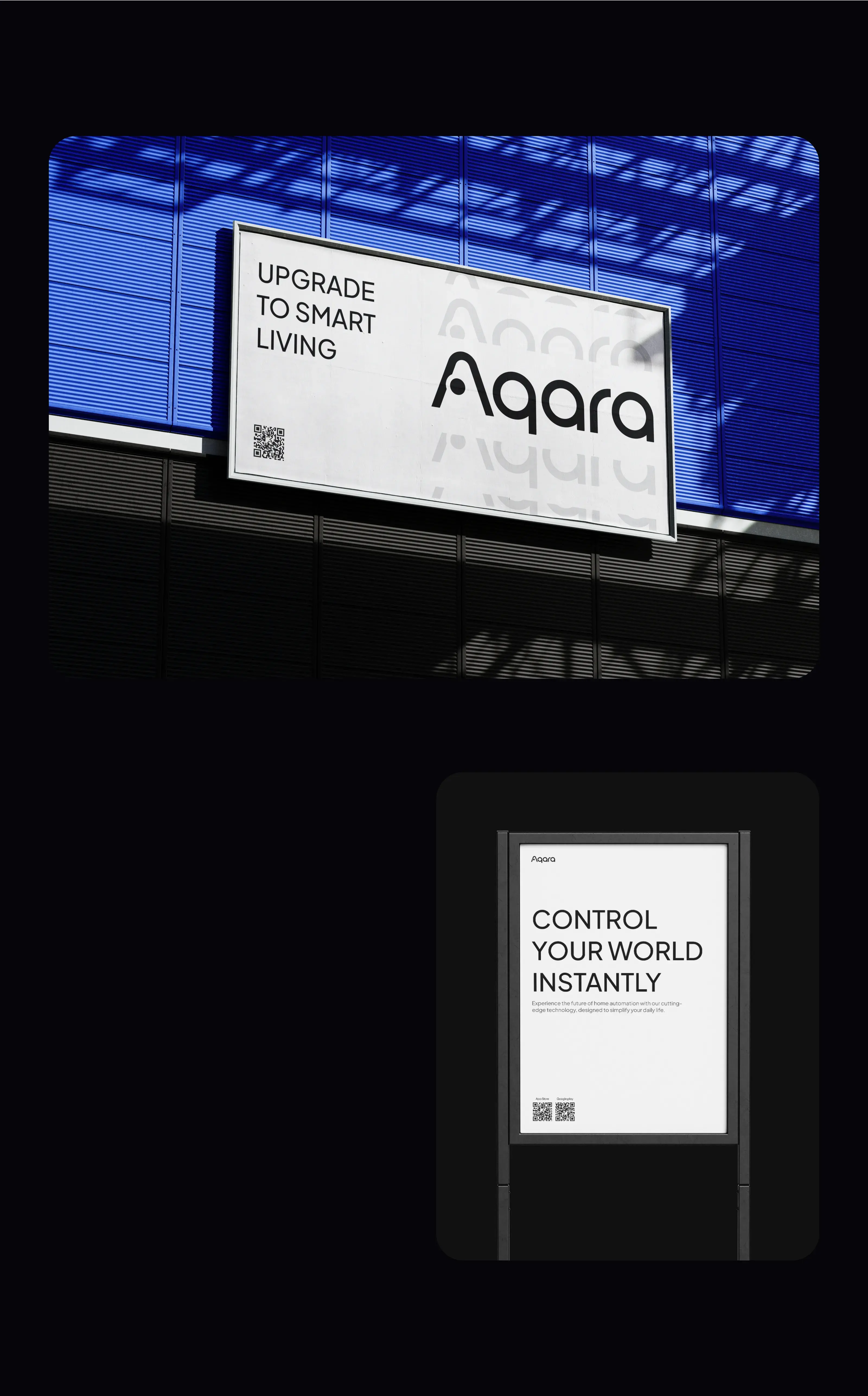 Screenshot of the Aqara smart home app user interface showing design elements, graphics, and font. Screenshot of the Aqara smart home app user interface showing design elements, graphics, and font.
