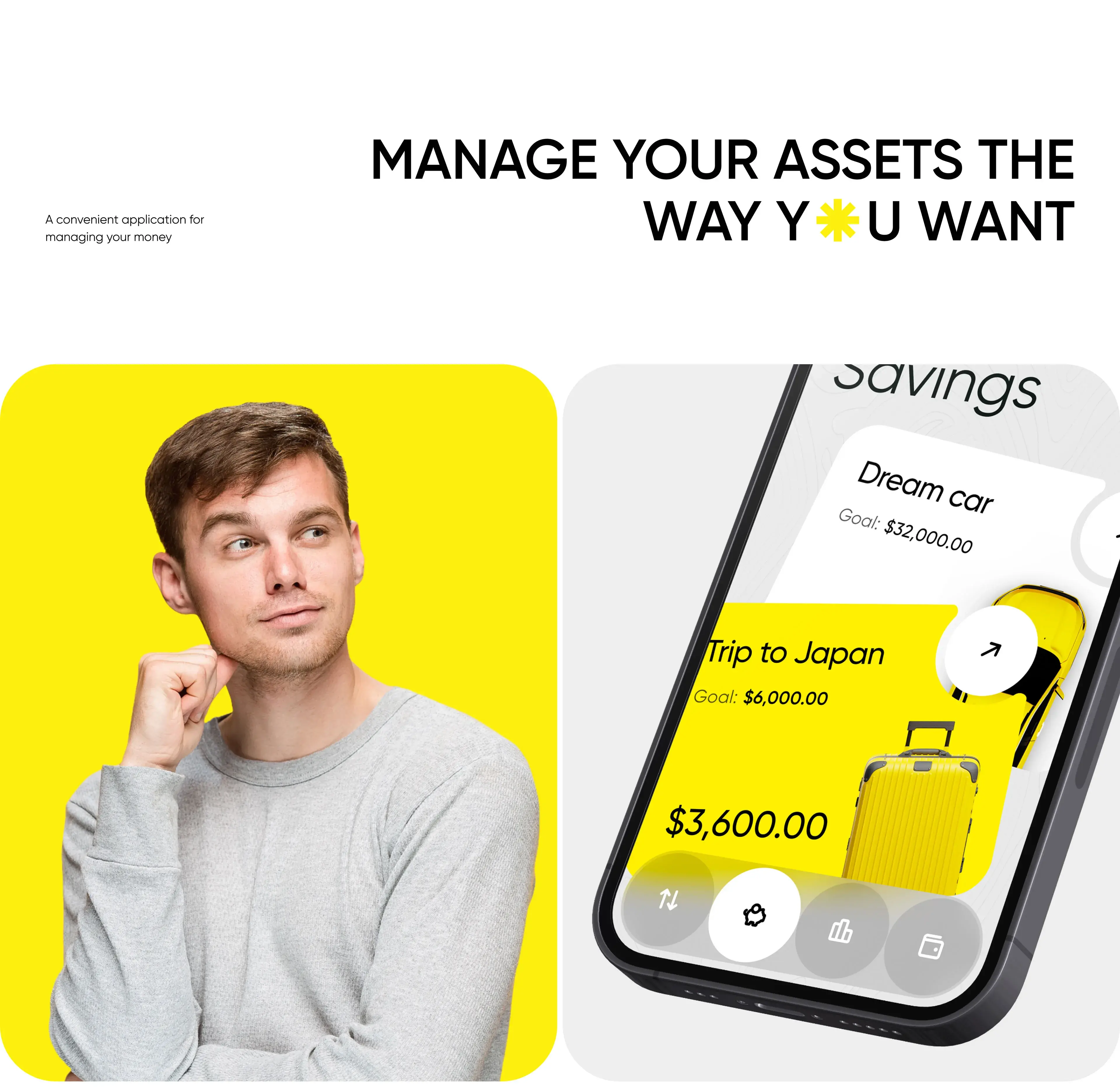 Person with smartphone and luggage using a finance app. Person with smartphone and luggage using a finance app.
