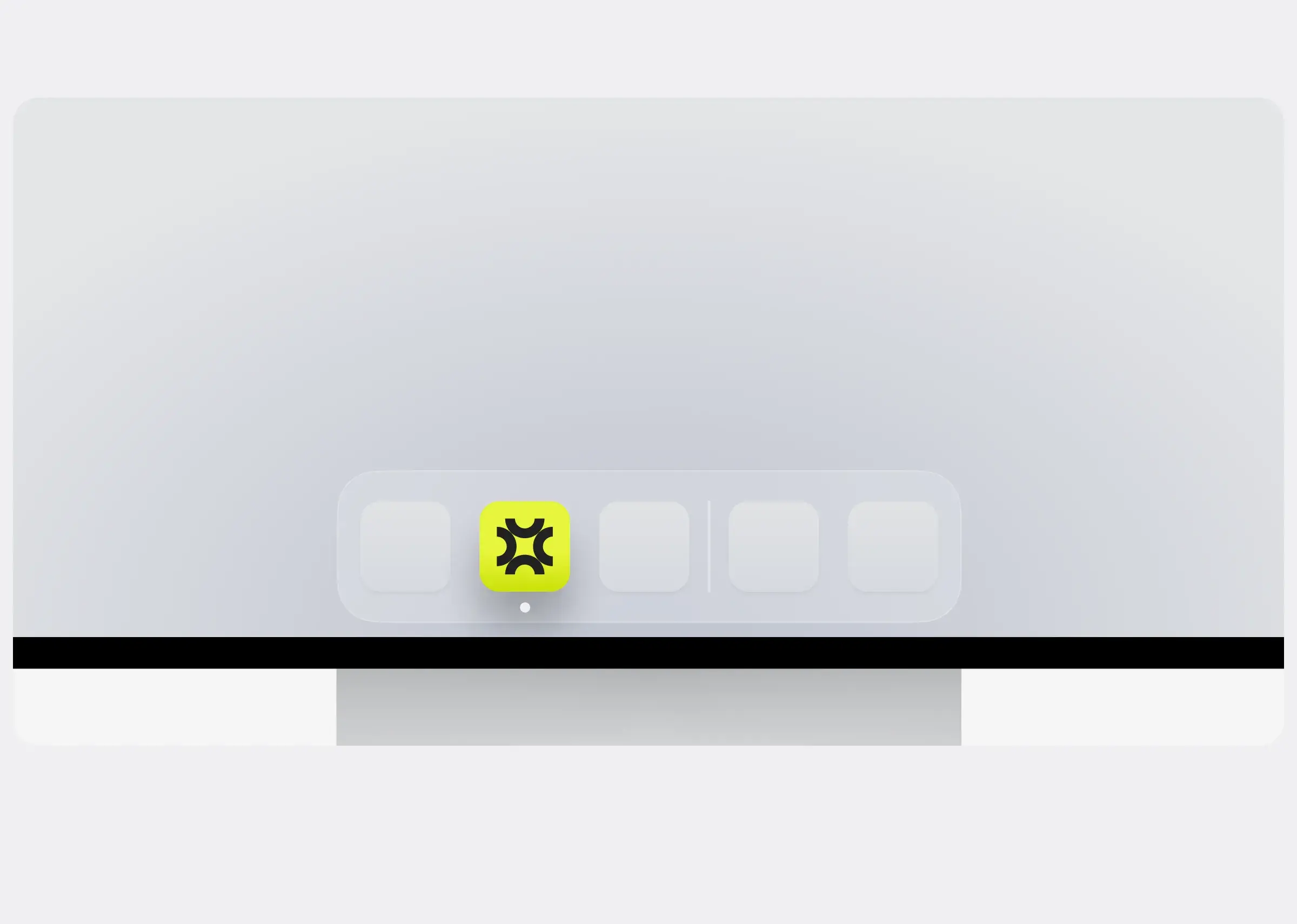 Screenshot: Vehicle AI assistant UI/UX concept design shown on a display screen. Screenshot: Vehicle AI assistant UI/UX concept design shown on a display screen.