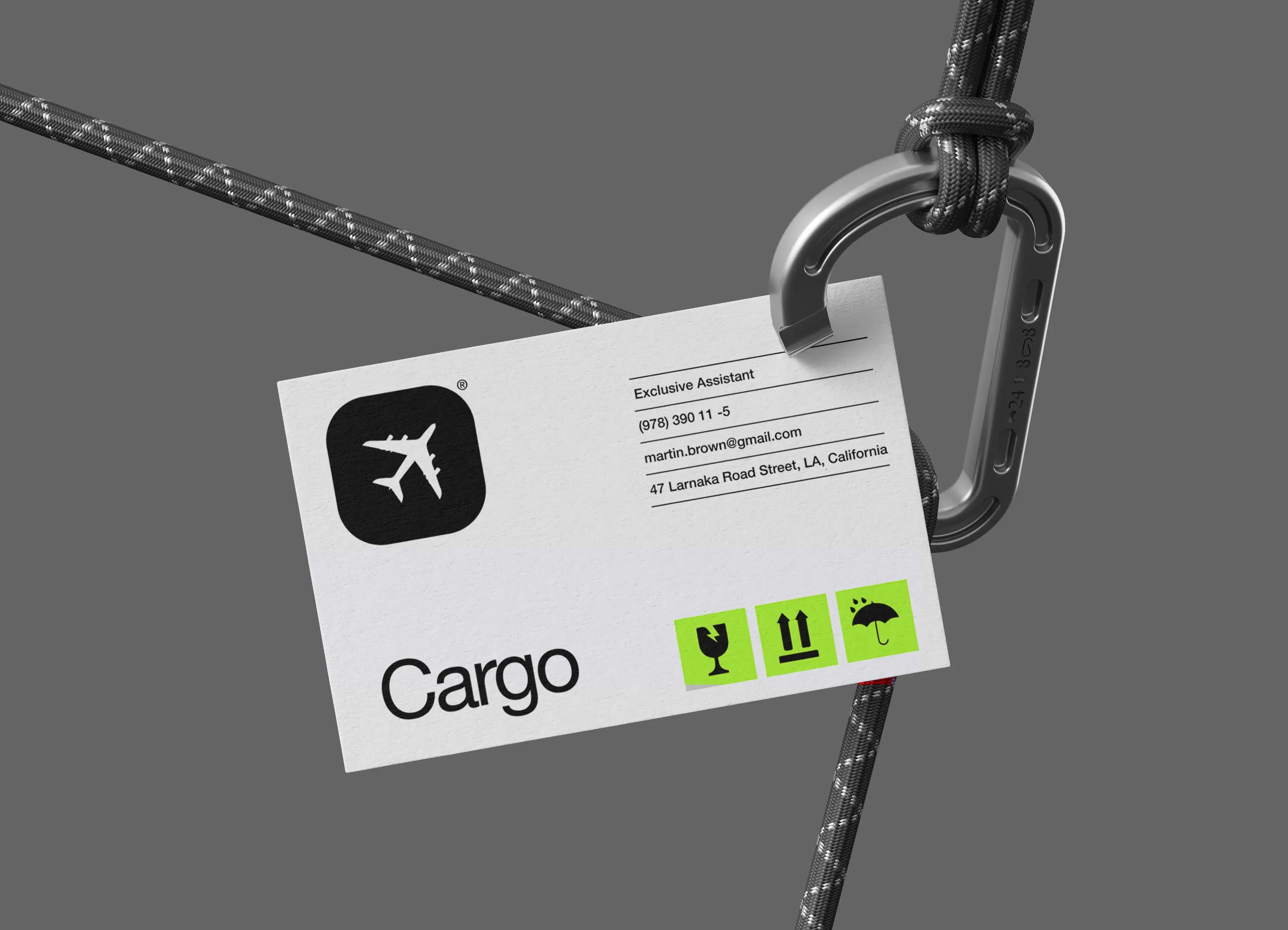 Screenshot of cargo management system UI showing contact information for an assistant. Screenshot of cargo management system UI showing contact information for an assistant.