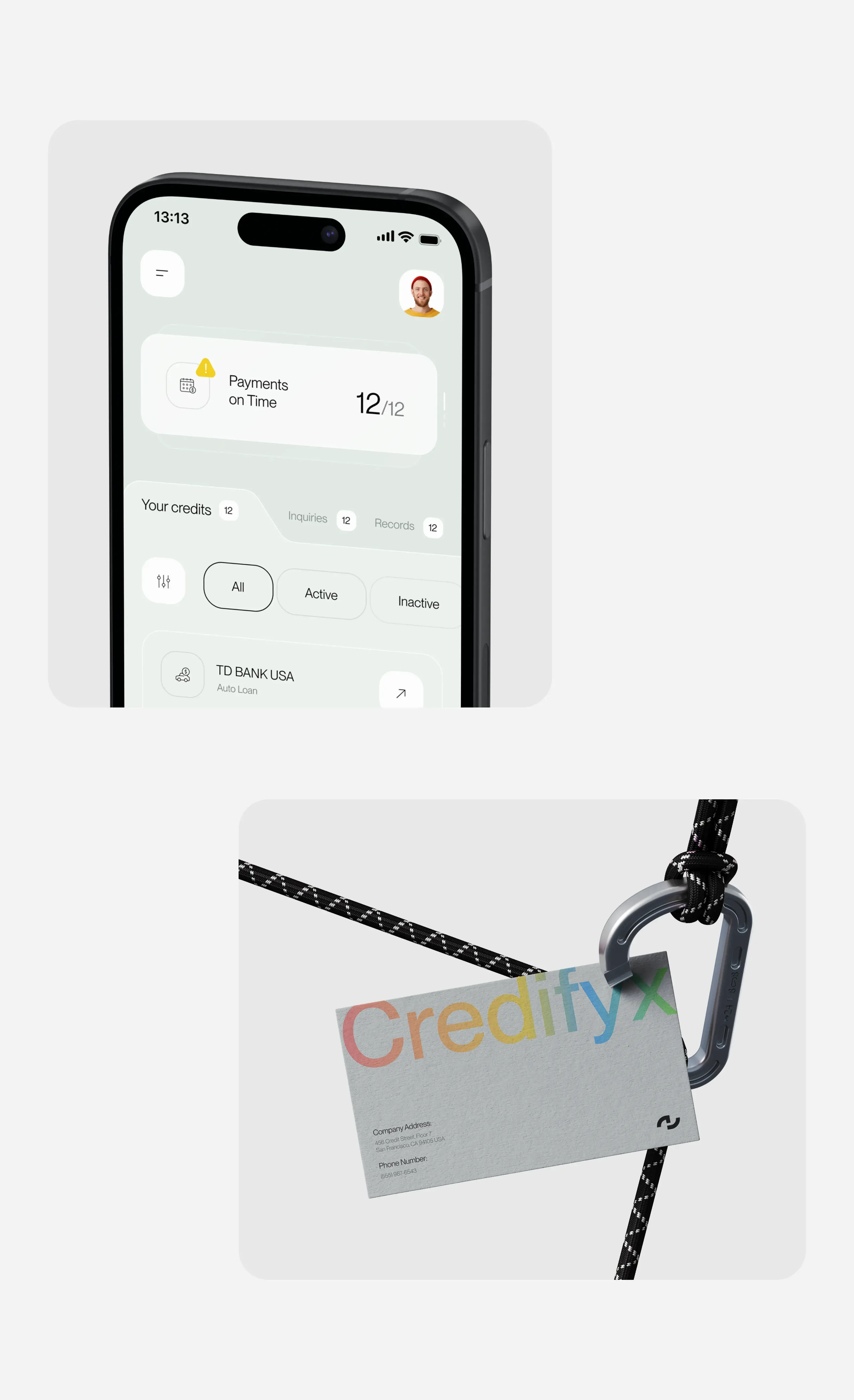 Smartphone representing a potential platform for the Credifyx SaaS UI/UX design. Smartphone representing a potential platform for the Credifyx SaaS UI/UX design.