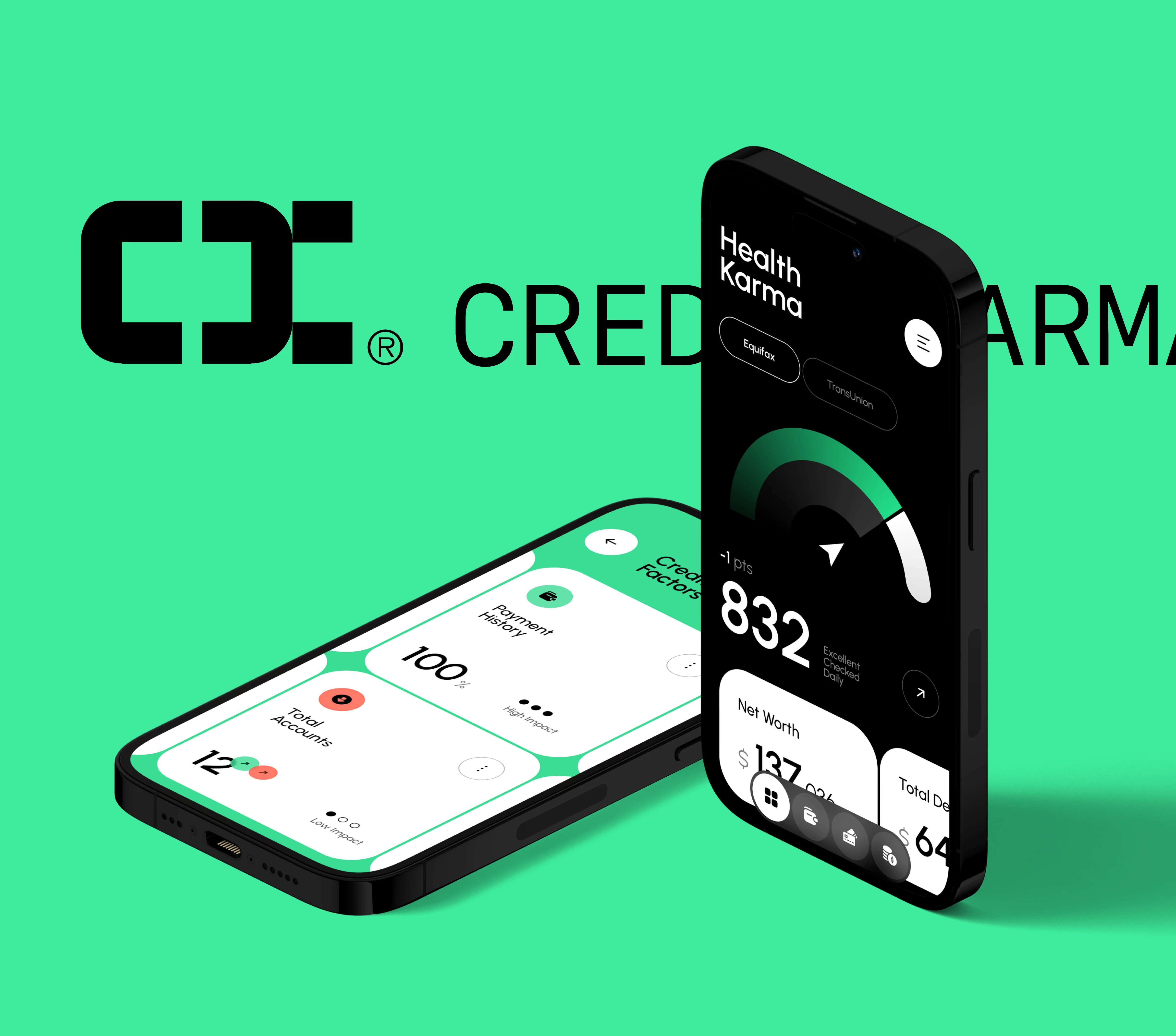 Screenshot on a smartphone displaying Credit Karma finance and credit score insights. Screenshot on a smartphone displaying Credit Karma finance and credit score insights.