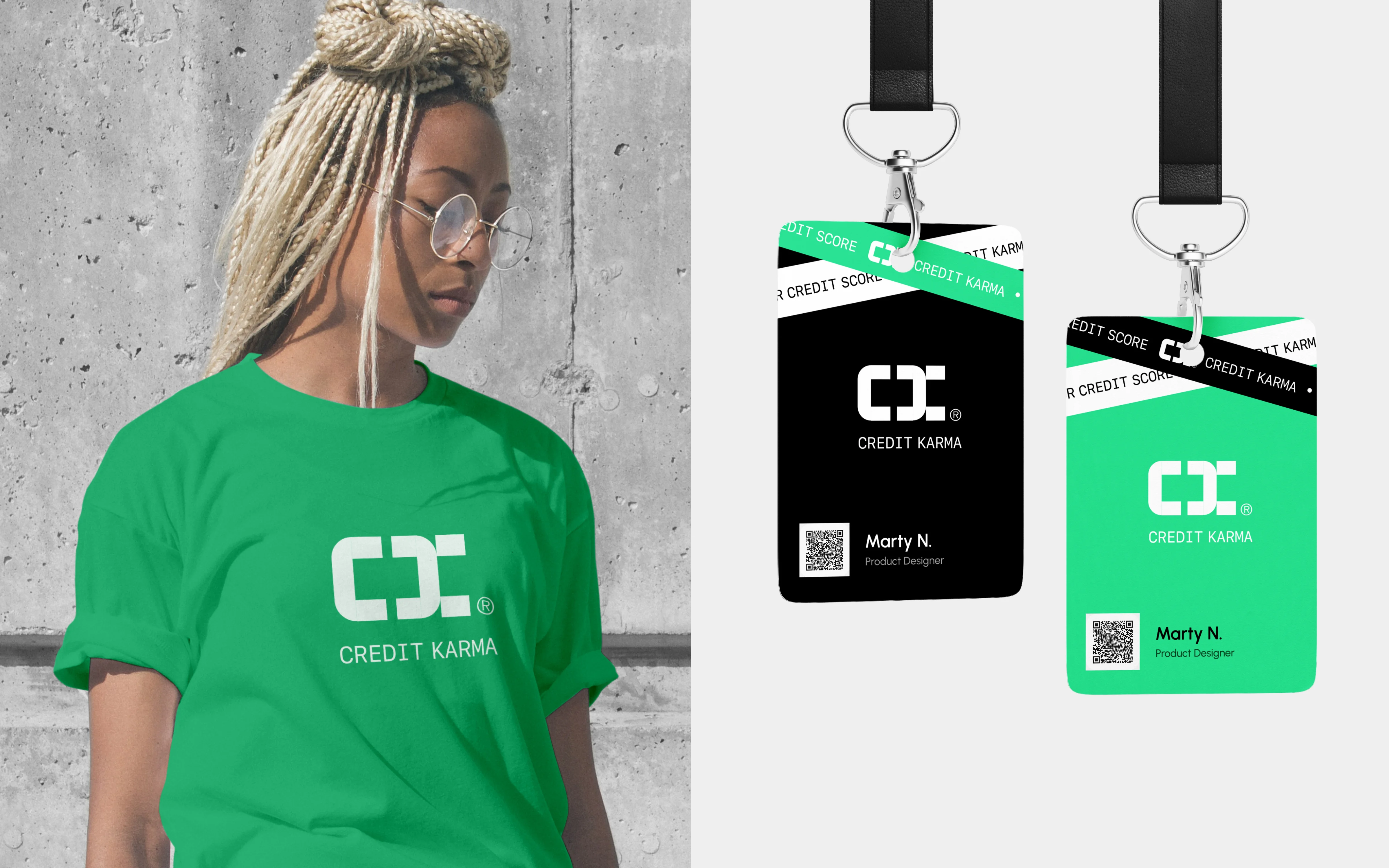 Person wearing glasses and a shirt with a logo, featured in the Credit Karma finance case study. Person wearing glasses and a shirt with a logo, featured in the Credit Karma finance case study.