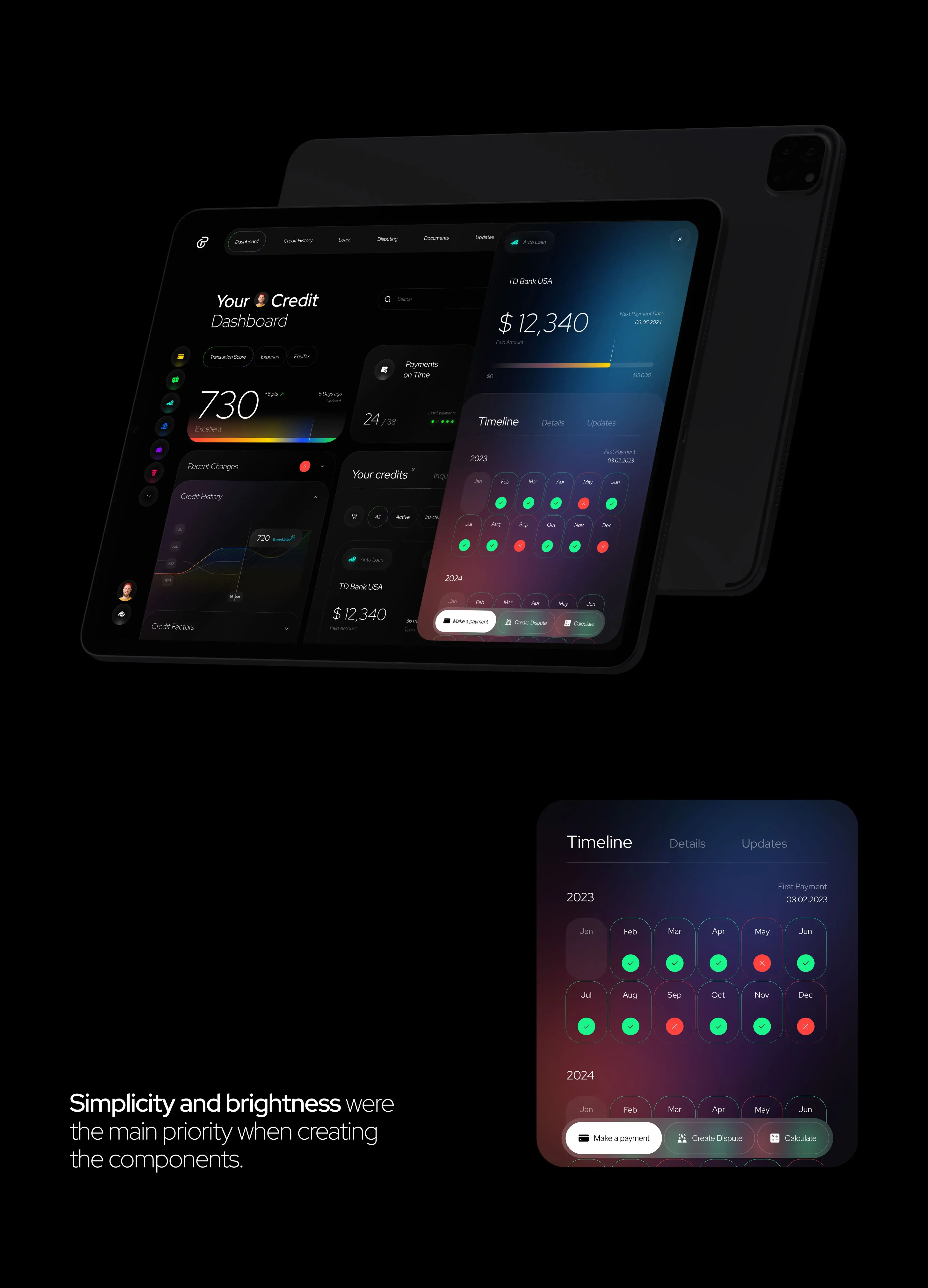 Screenshot of The Credit Pros finance SaaS dashboard design. Screenshot of The Credit Pros finance SaaS dashboard design.