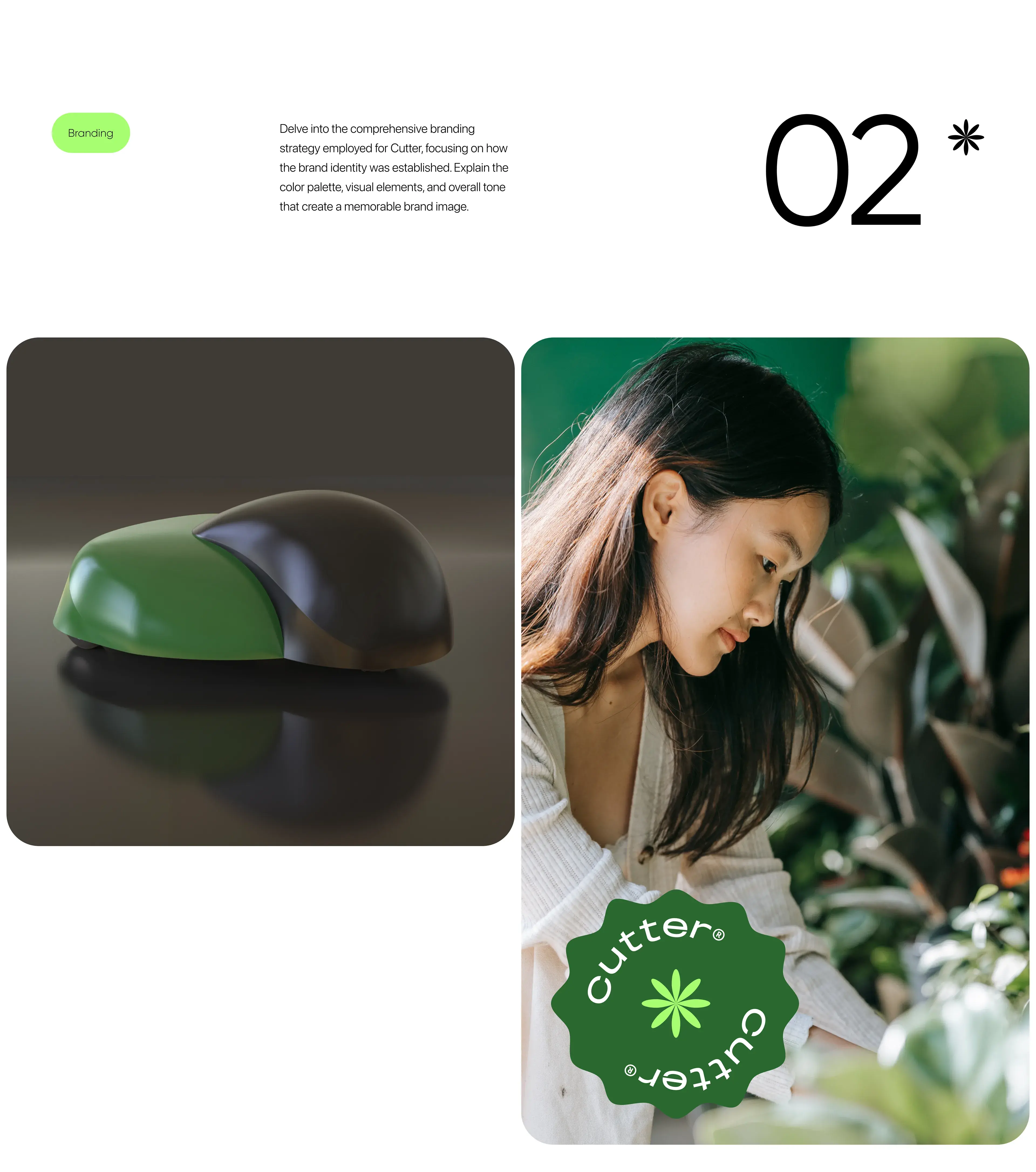 Person interacting with the Cutter mobile app, highlighting its UX/UI design for a startup's cutting product. Person interacting with the Cutter mobile app, highlighting its UX/UI design for a startup's cutting product.