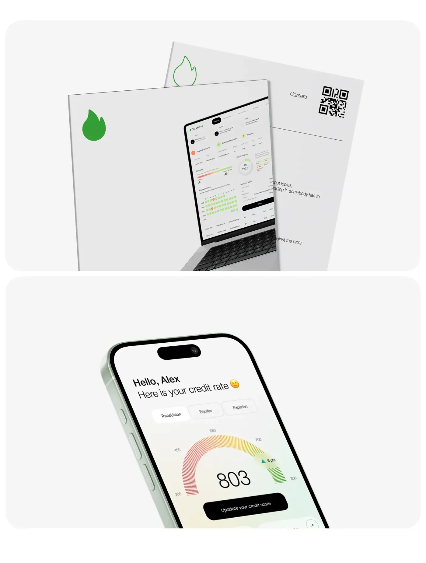 Screenshot of a mobile device interface with a 2D barcode, relating to the finance and credit app design. Screenshot of a mobile device interface with a 2D barcode, relating to the finance and credit app design.