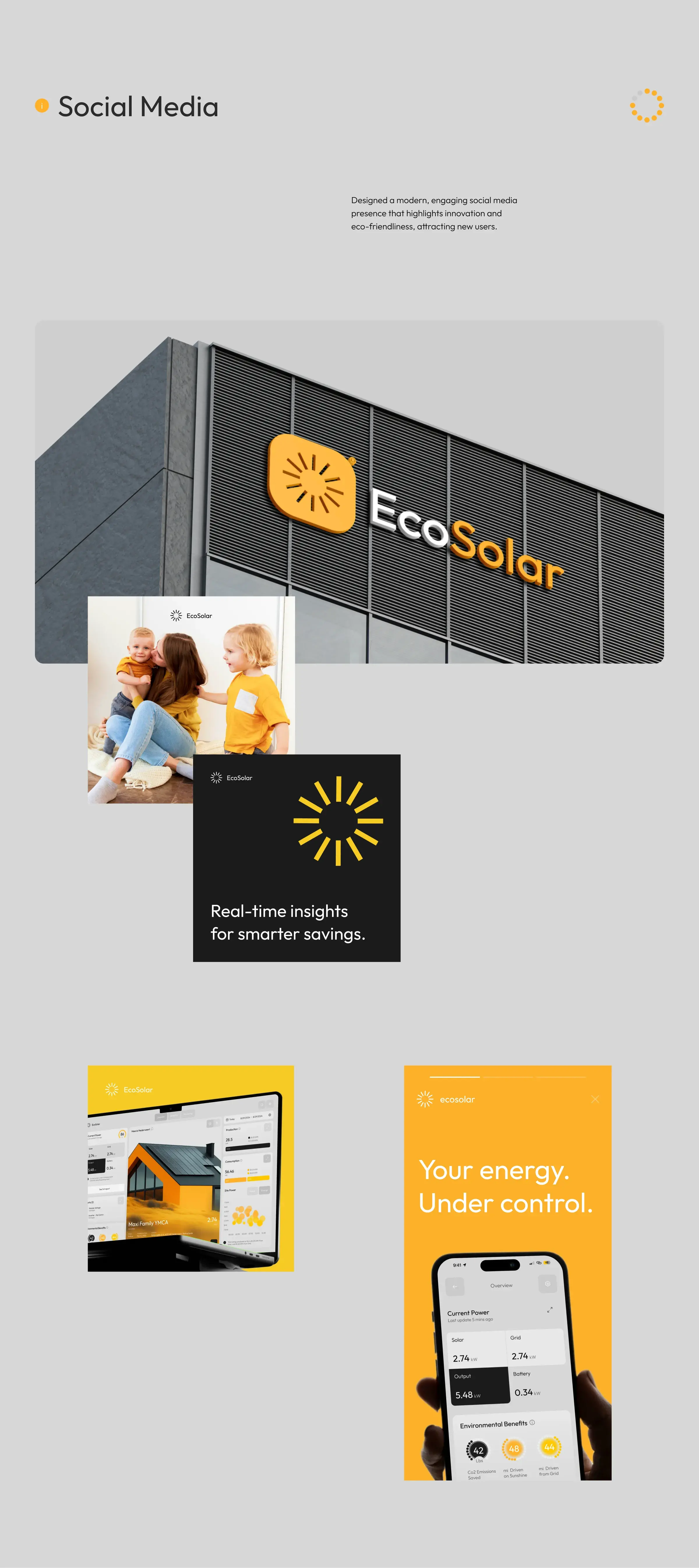 Branded diagram for EcoSolar renewable energy SaaS showing user interaction and monitoring. Branded diagram for EcoSolar renewable energy SaaS showing user interaction and monitoring.