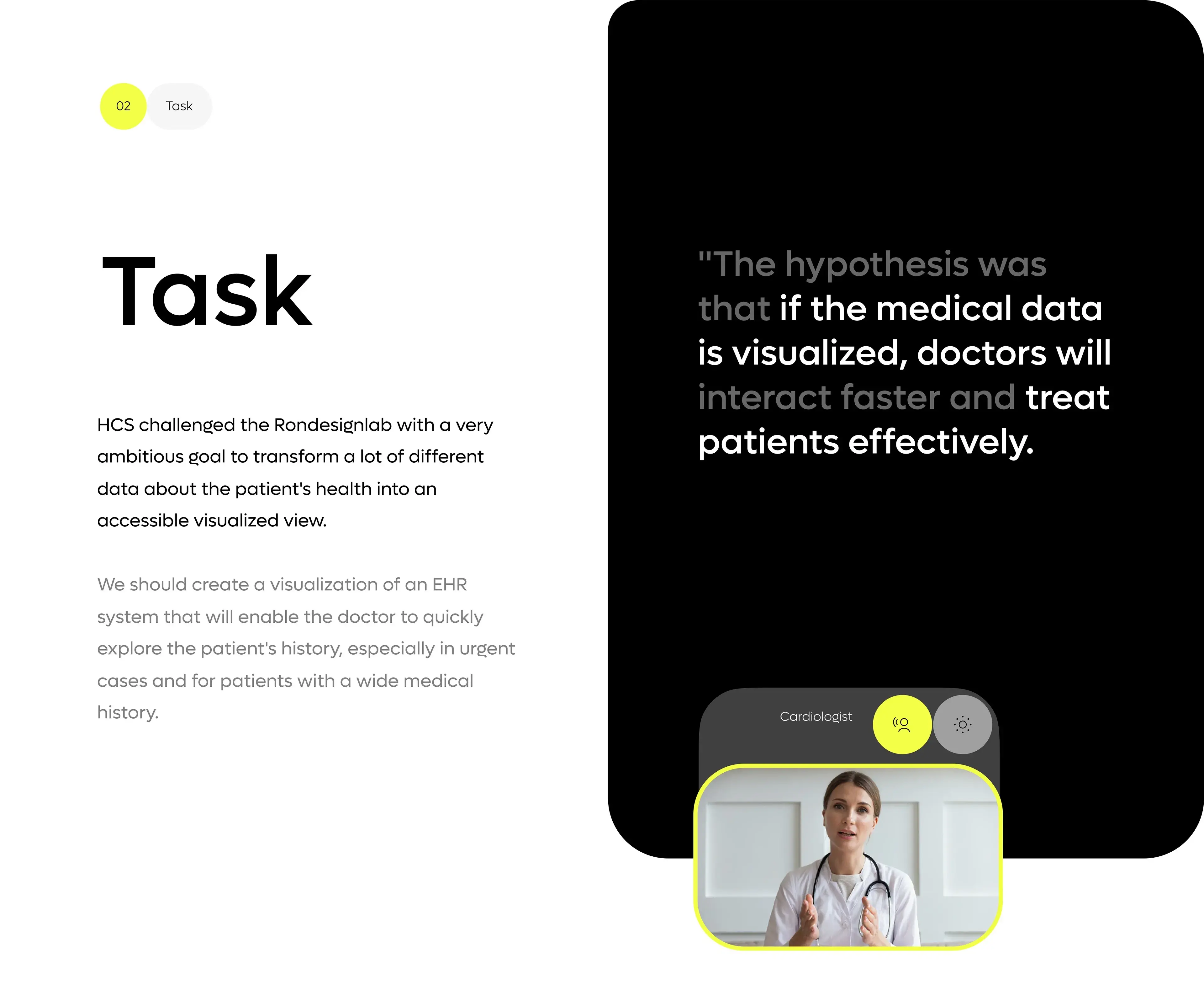 Screenshot of a mobile UI/UX design for a healthcare or EHR application. Screenshot of a mobile UI/UX design for a healthcare or EHR application.