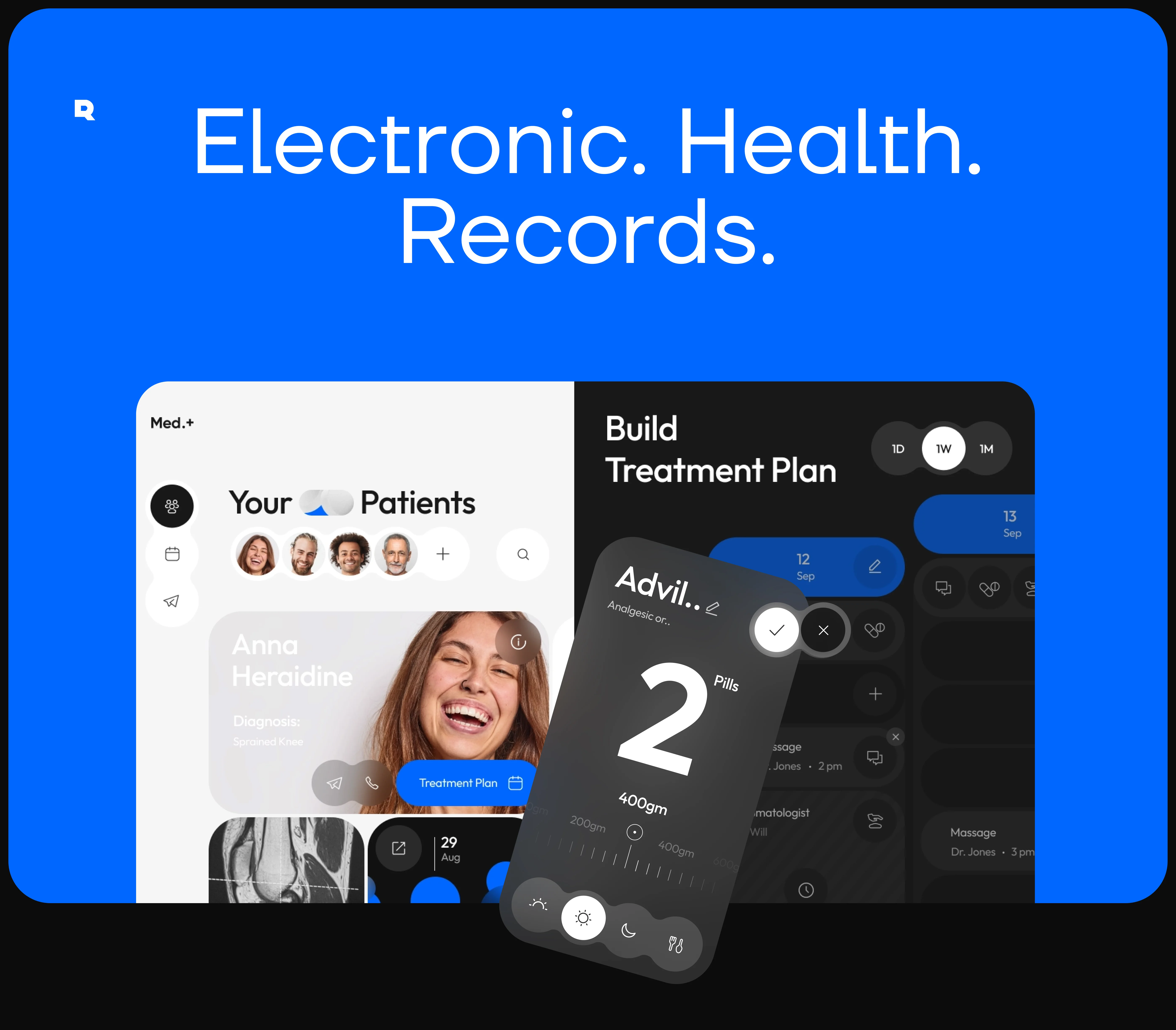 EHR - Health UI UX Design