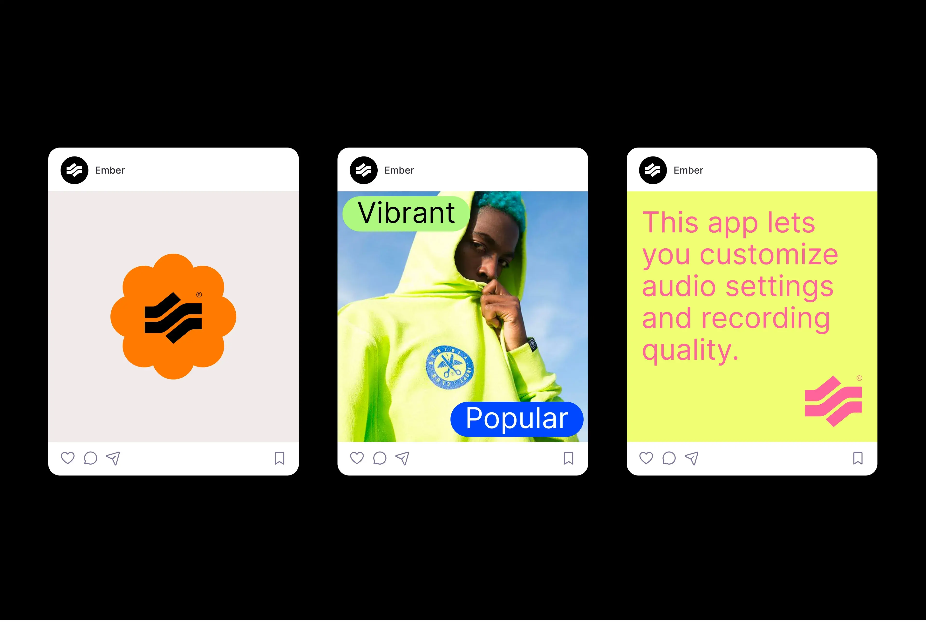 Screenshot of the Ember mobile camera control app showing audio and recording settings. Screenshot of the Ember mobile camera control app showing audio and recording settings.