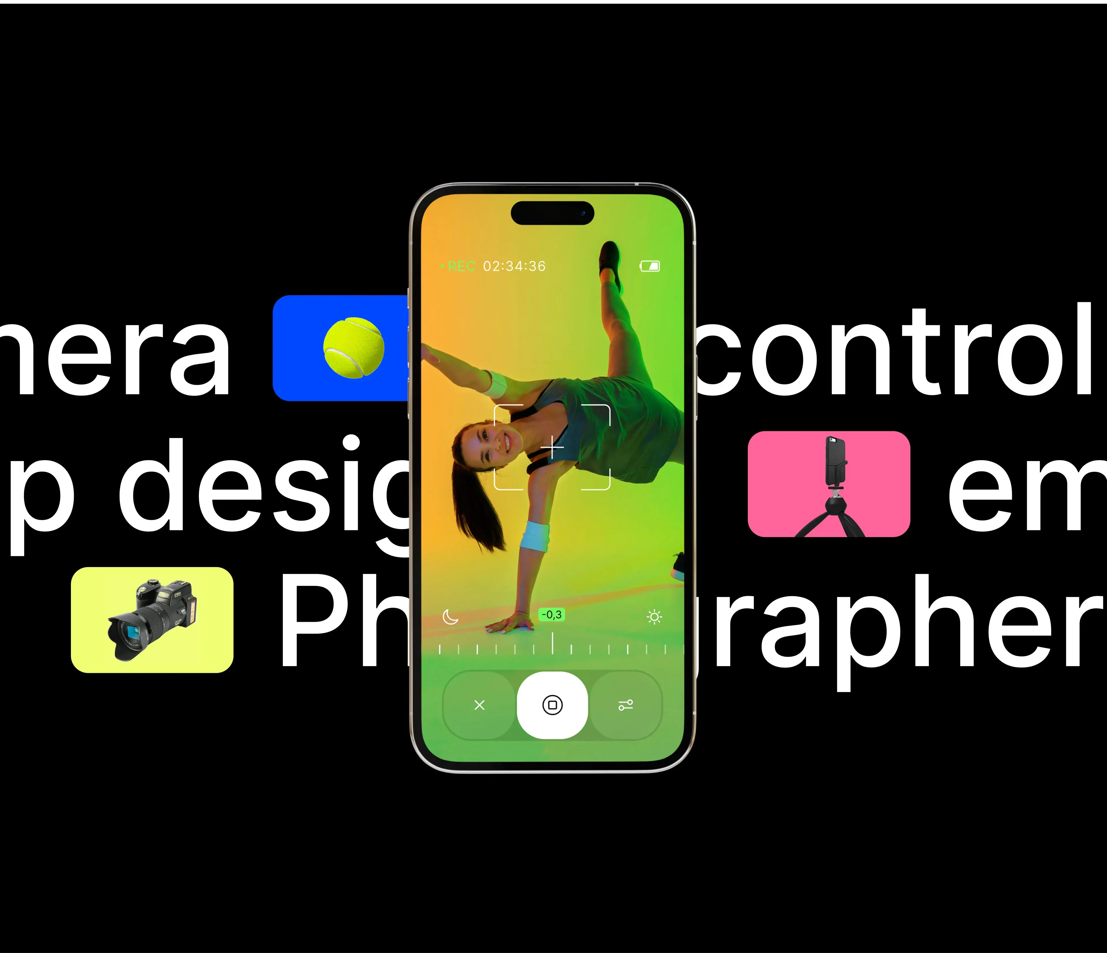 Ember – Camera Control Mobile App & UX UI Design - App’s