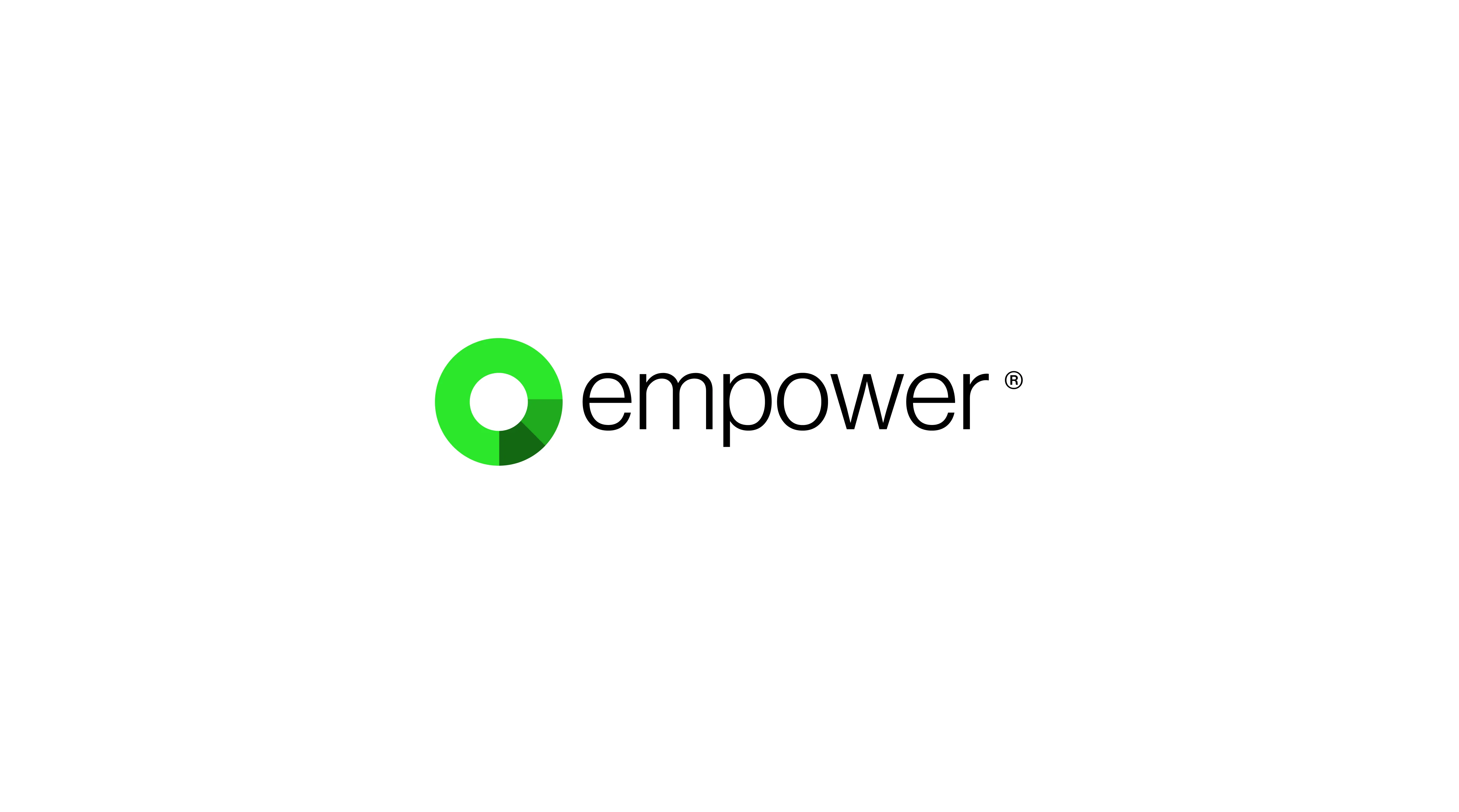 empower PFM finance logo graphic resembling a meter. empower PFM finance logo graphic resembling a meter.