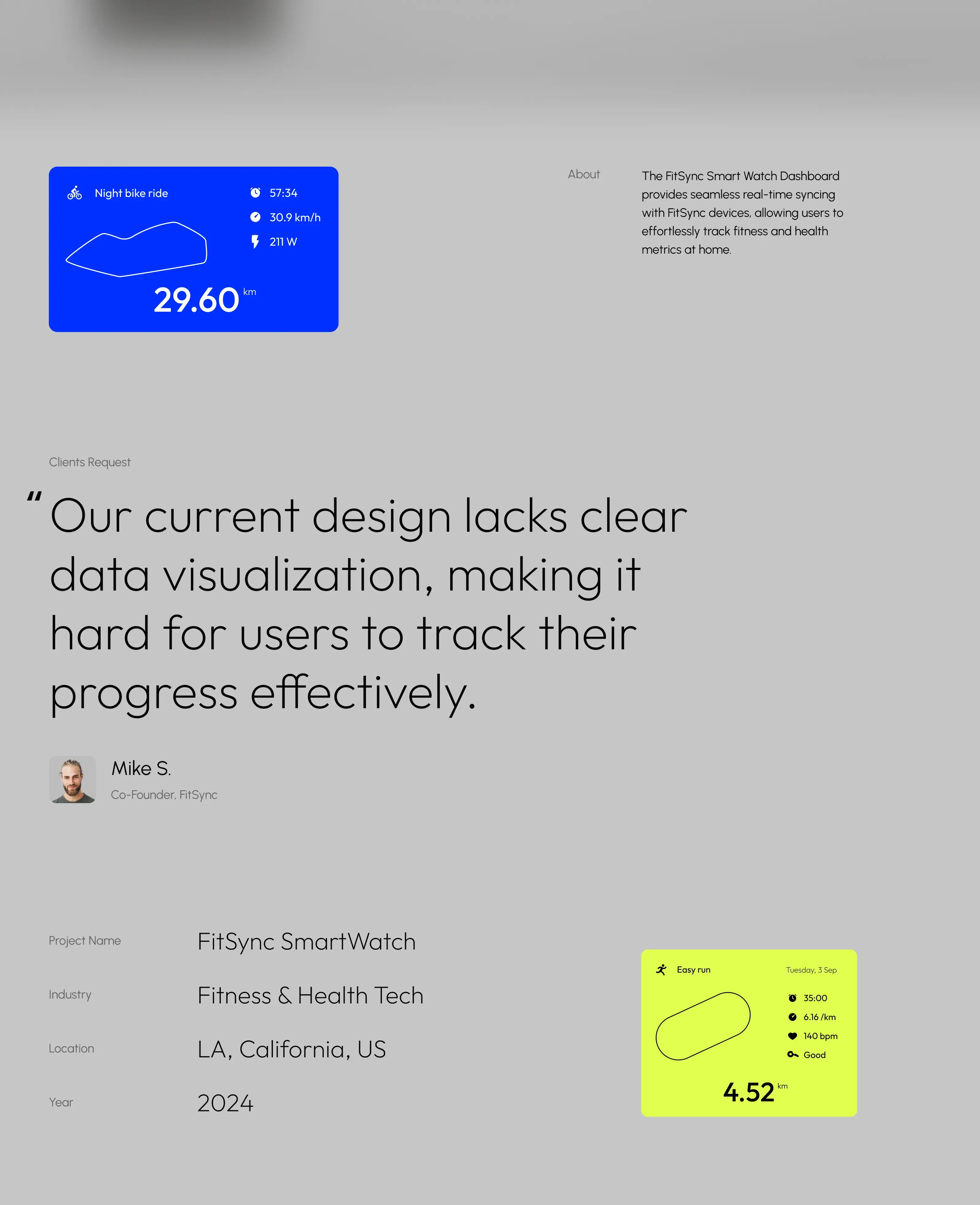 FitSync - SaaS & UI UX Design - 1