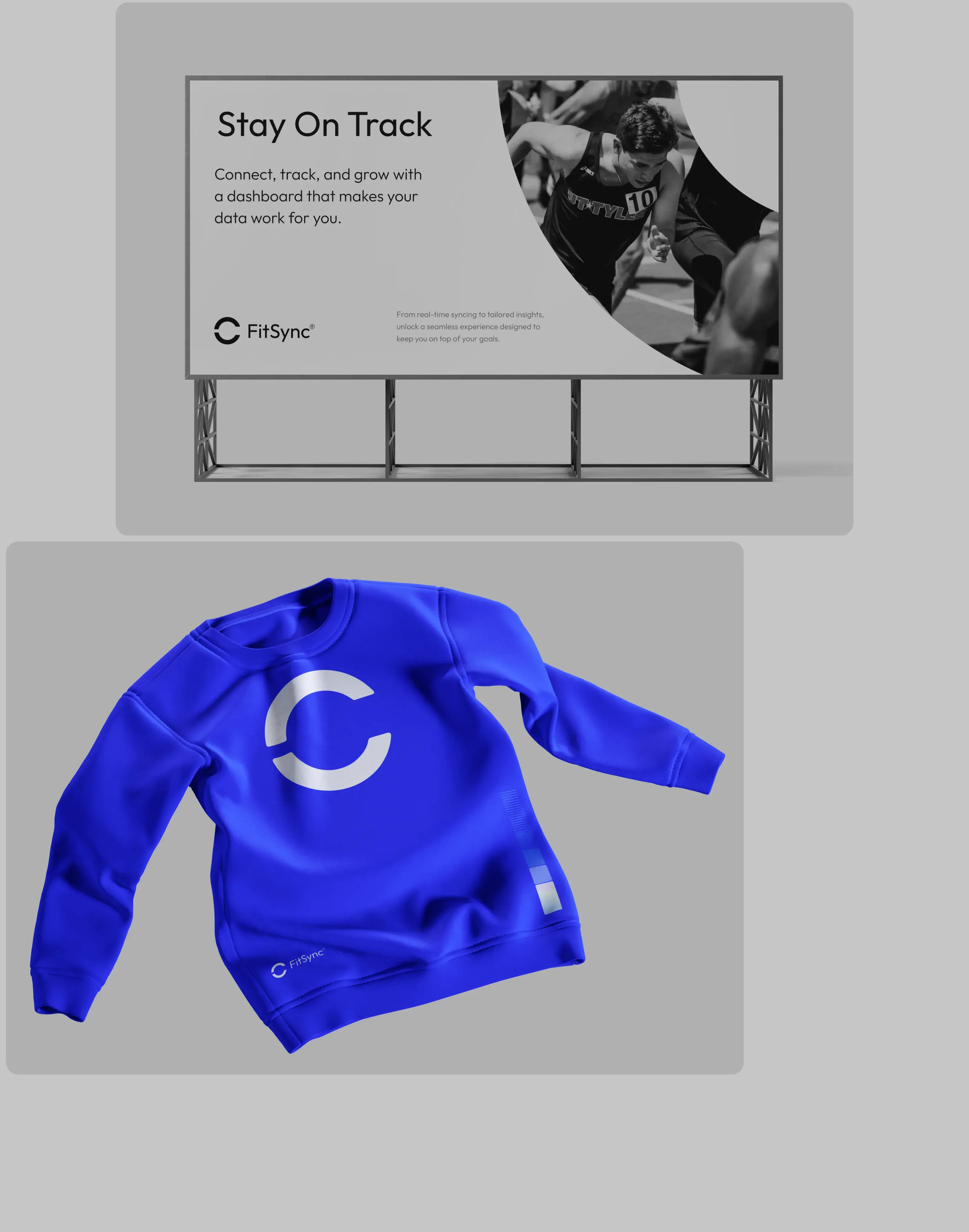 Active shirt with a logo, relevant to wellness and fitness monitoring. Active shirt with a logo, relevant to wellness and fitness monitoring.