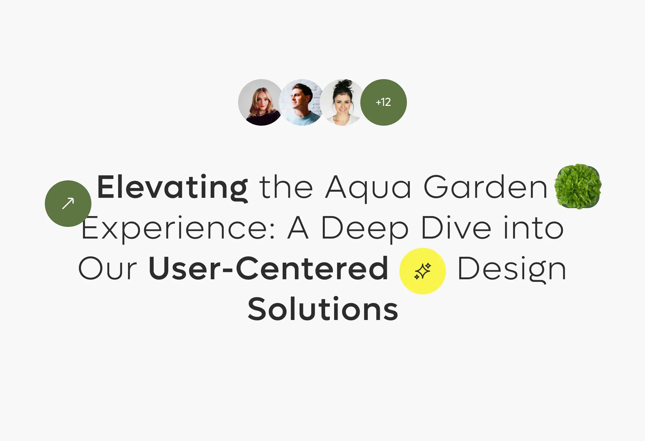 Screenshot showing user-centered UI design for a smart aqua garden mobile app. Screenshot showing user-centered UI design for a smart aqua garden mobile app.