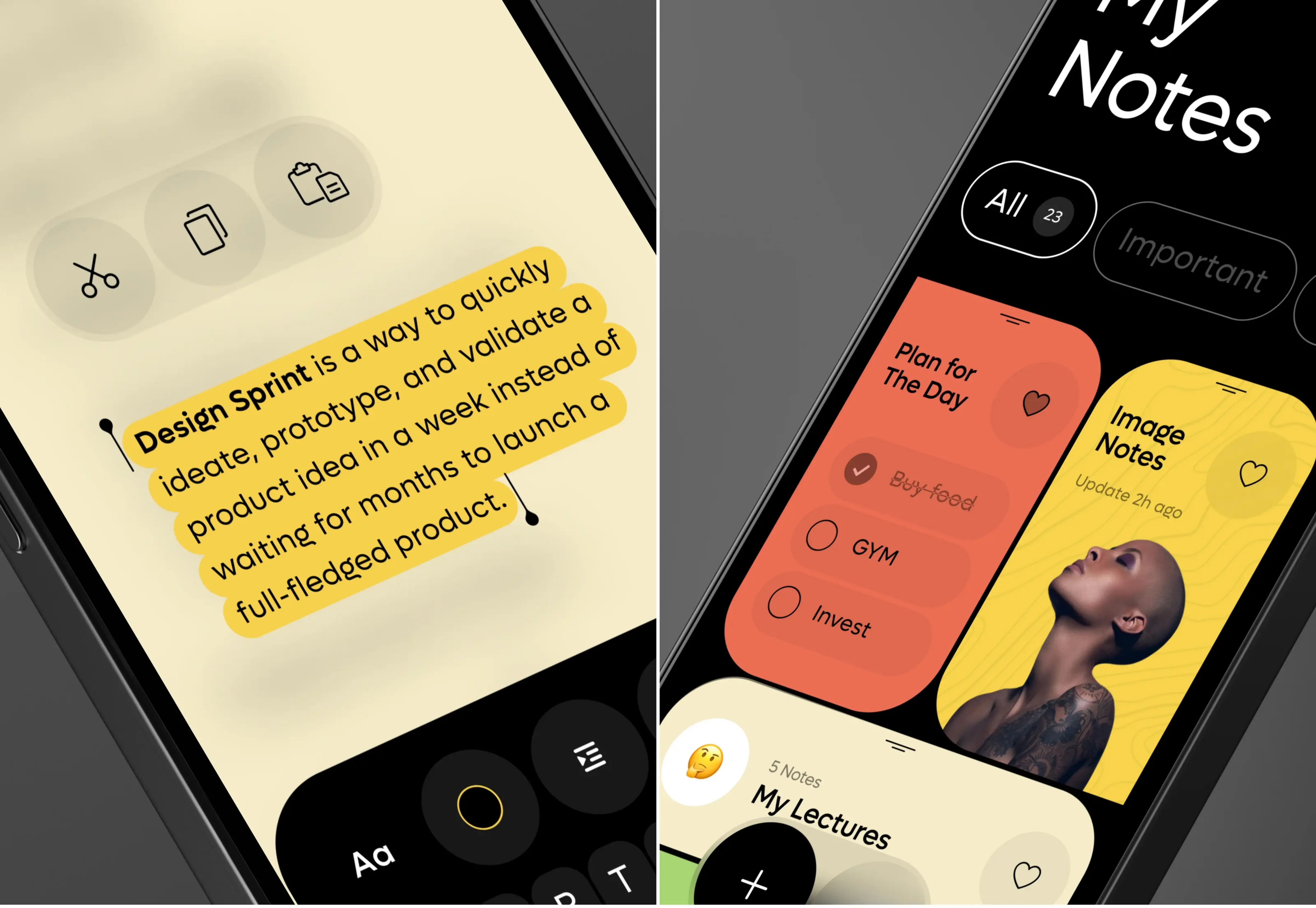Smartphone screen showing the GoodNotes mobile app.