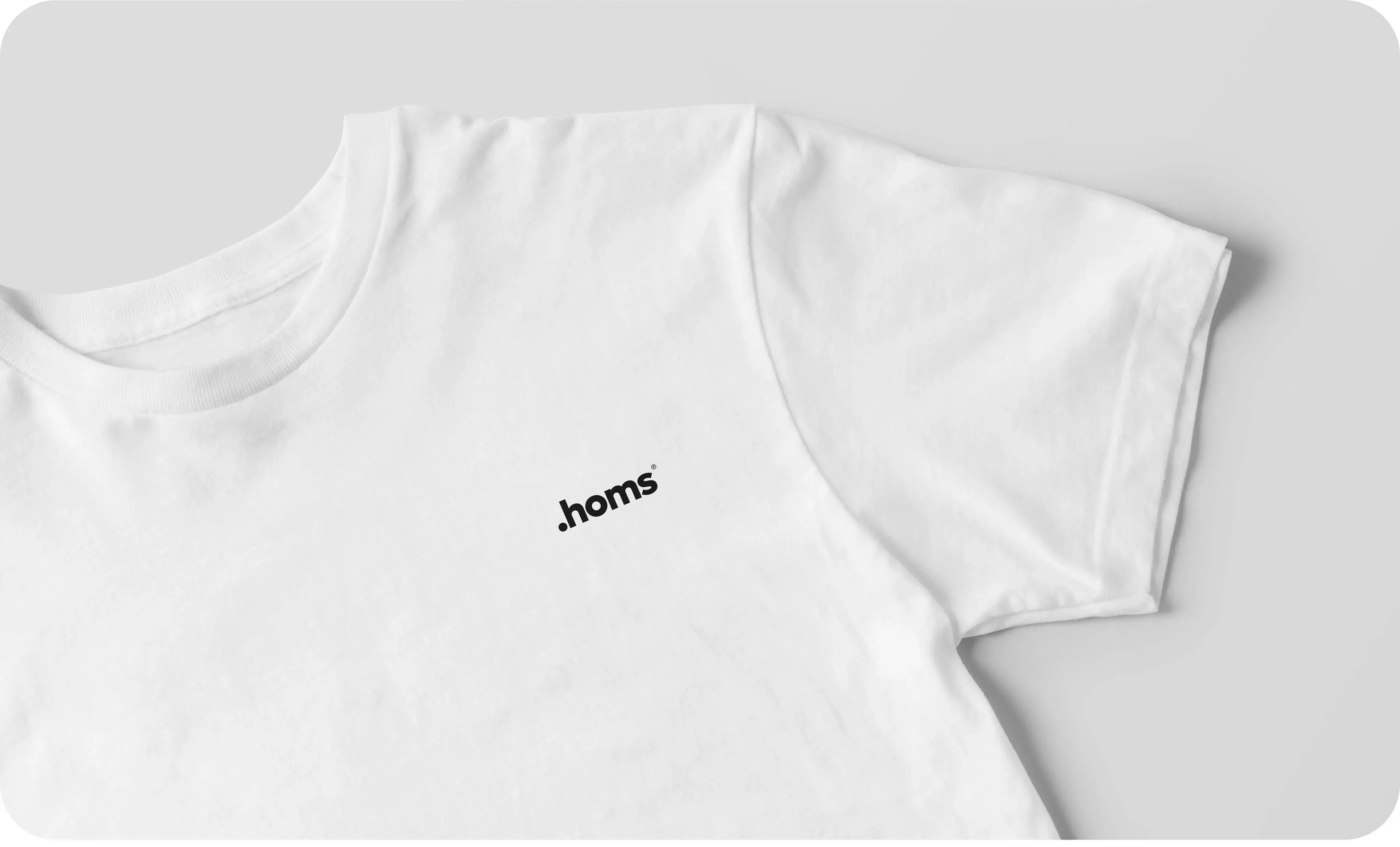 The .homs® logo and branding element for the mobile real estate app UX/UI design. The .homs® logo and branding element for the mobile real estate app UX/UI design.