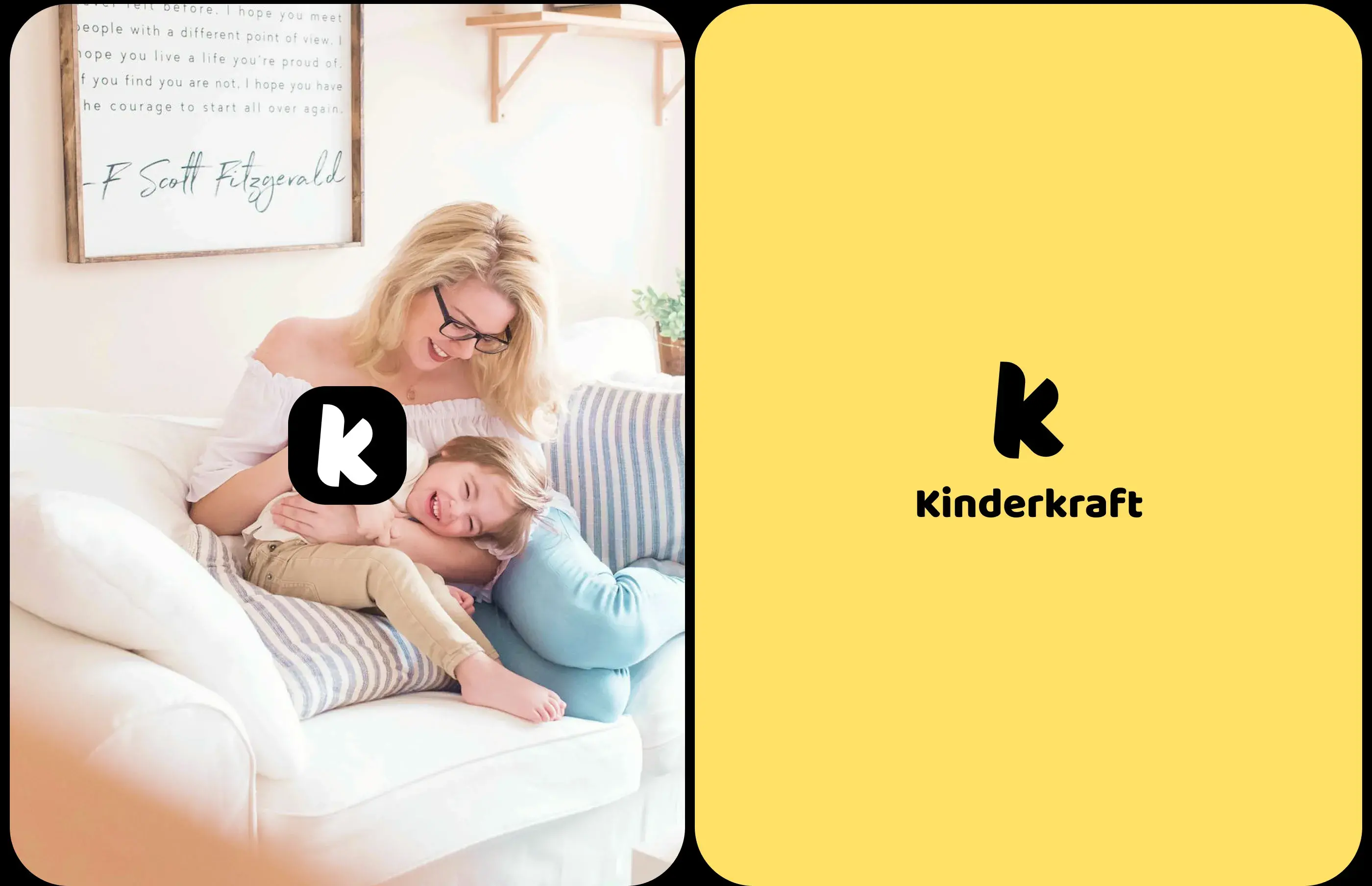 A happy family on a couch at home, representing the user base for a mobile family app. A happy family on a couch at home, representing the user base for a mobile family app.