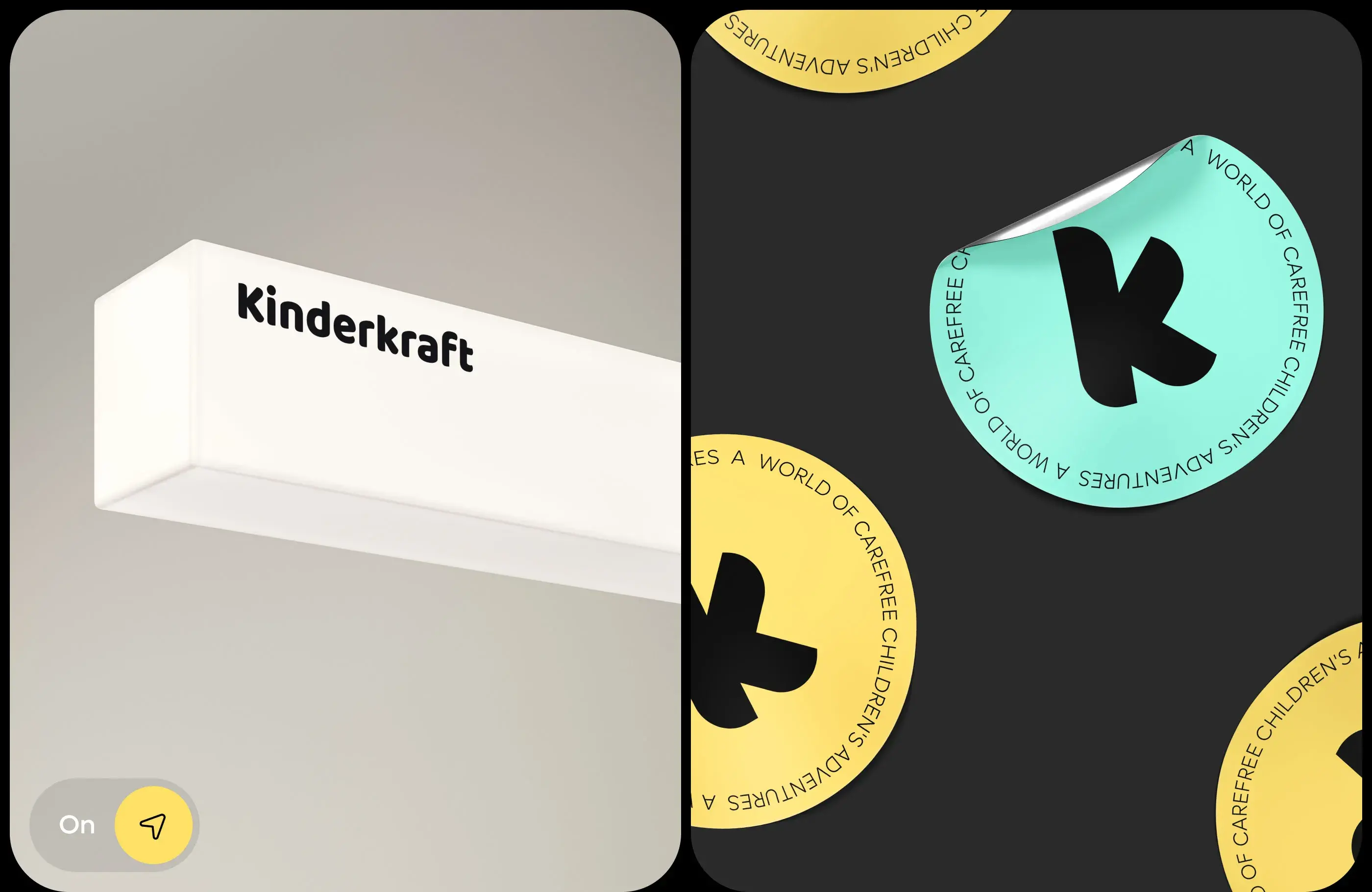Graphic symbol or logo for the Kinderkraft Goswift app design. Graphic symbol or logo for the Kinderkraft Goswift app design.