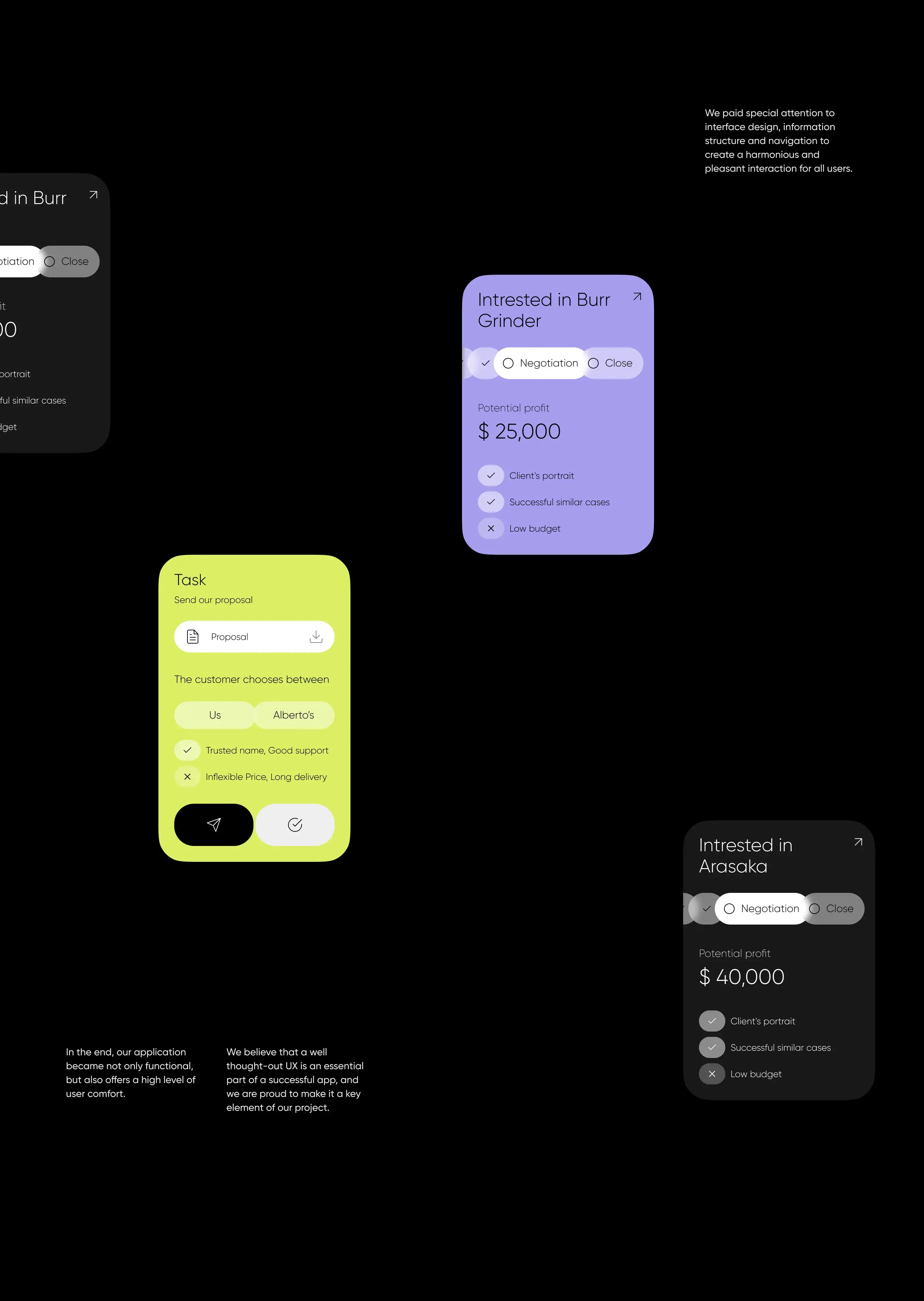 Detailed UX design stages for Microsoft Dynamics CRM