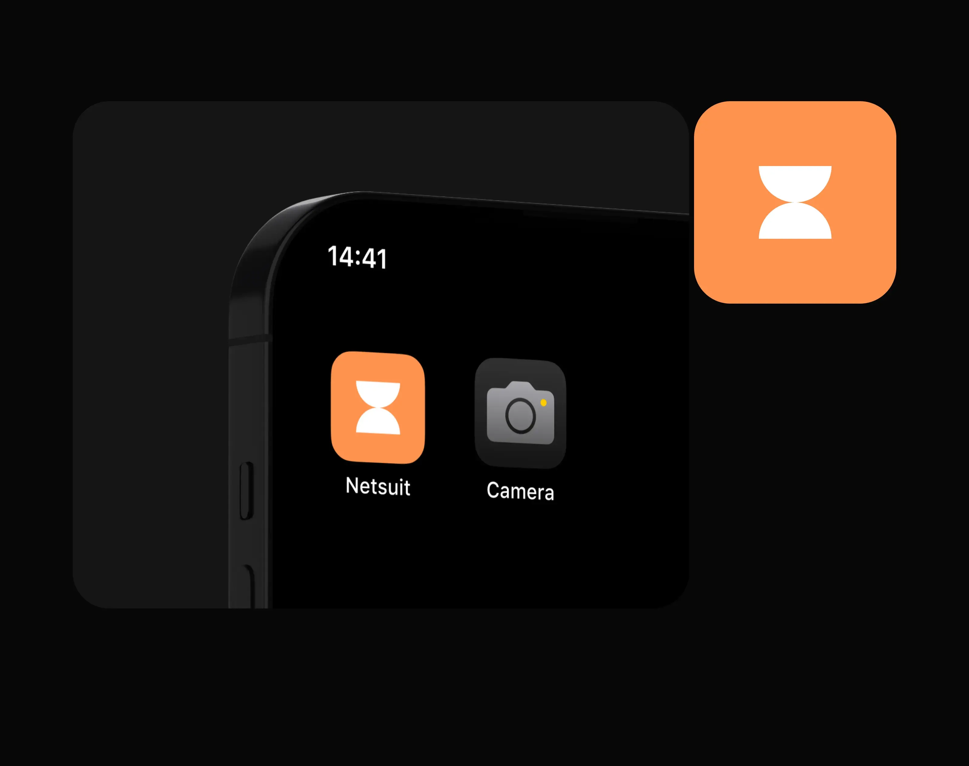Screenshot of the Netsuite CRM mobile app UI showing a camera function. Screenshot of the Netsuite CRM mobile app UI showing a camera function.