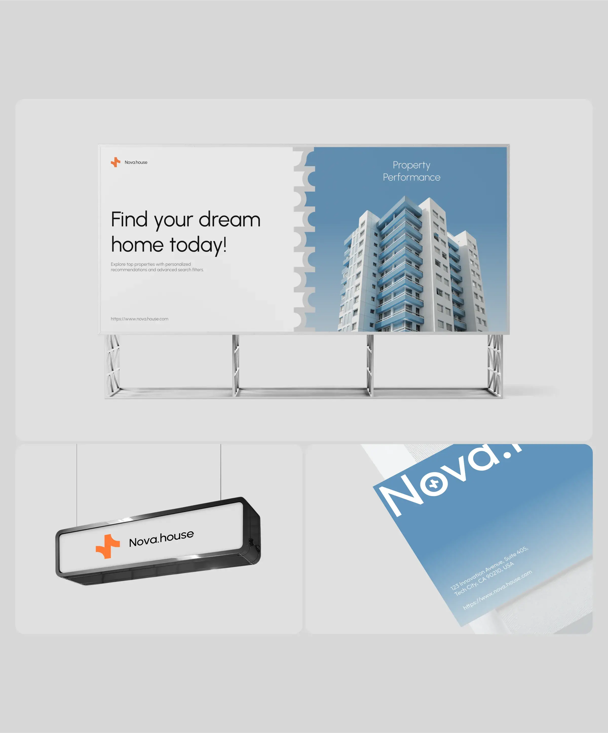Screenshot showing a diagram for Nova House real estate app UX/UI design. Screenshot showing a diagram for Nova House real estate app UX/UI design.