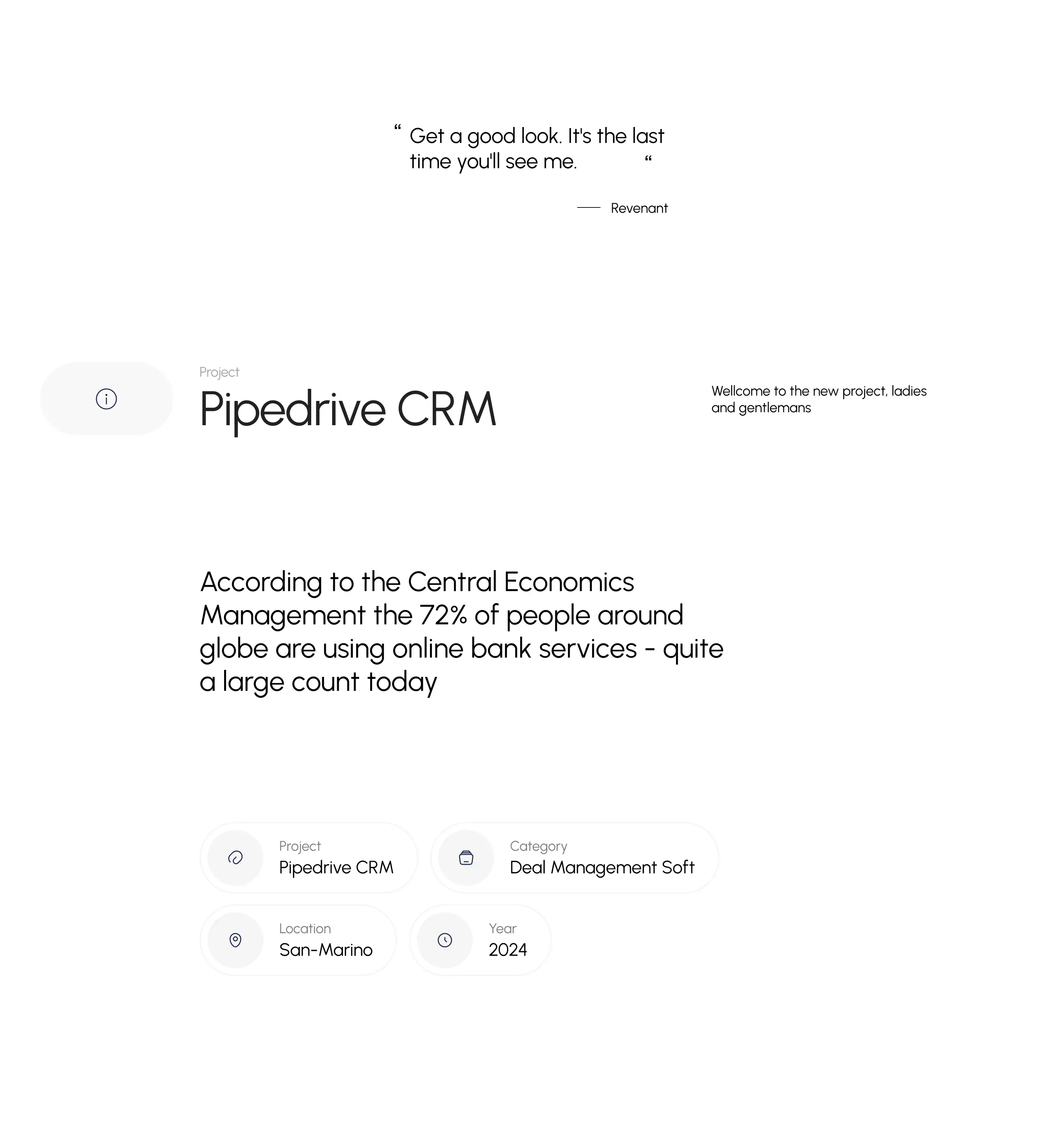 PipeDrive - Finance CRM & UI UX Design - 1