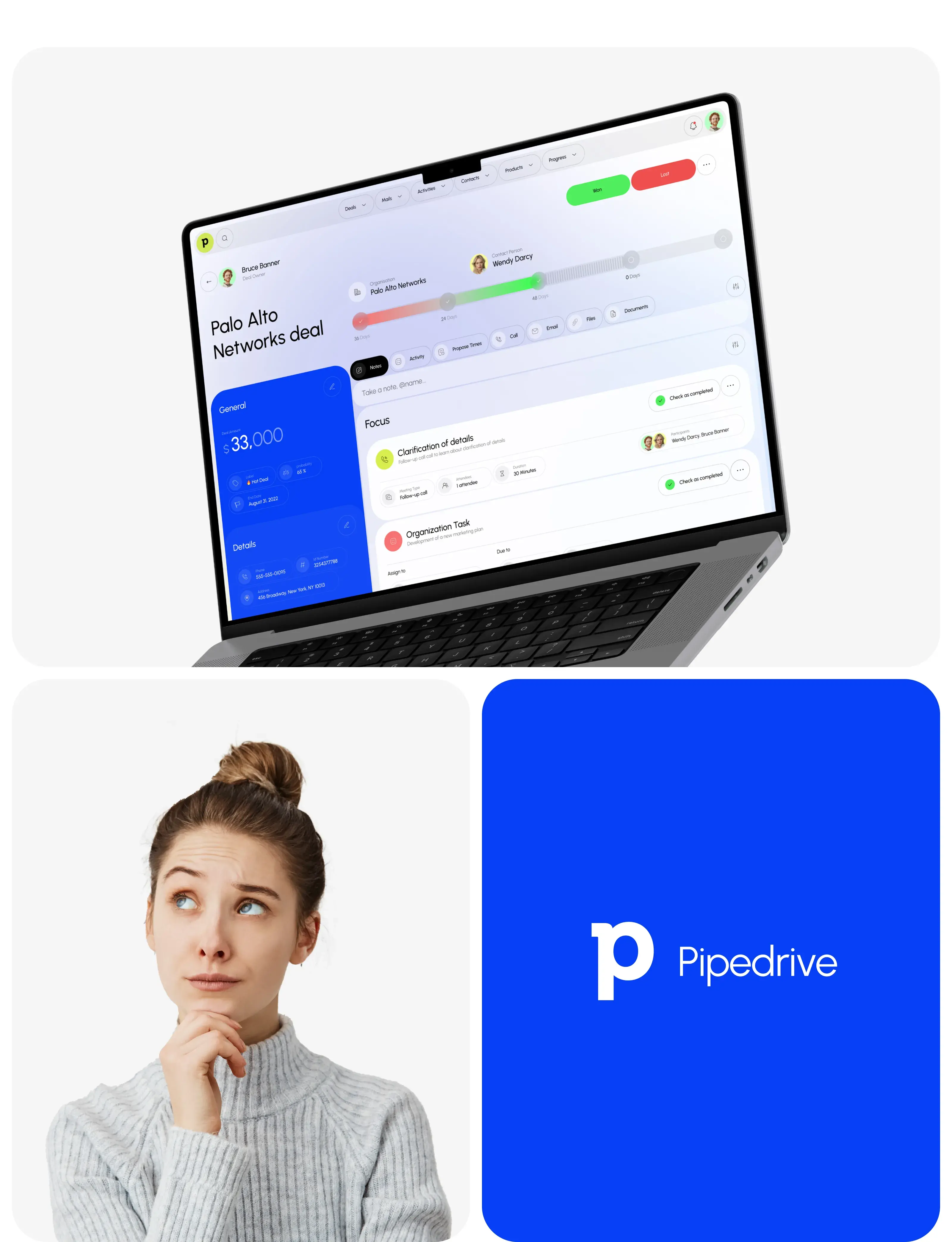 PipeDrive - Finance CRM & UI UX Design