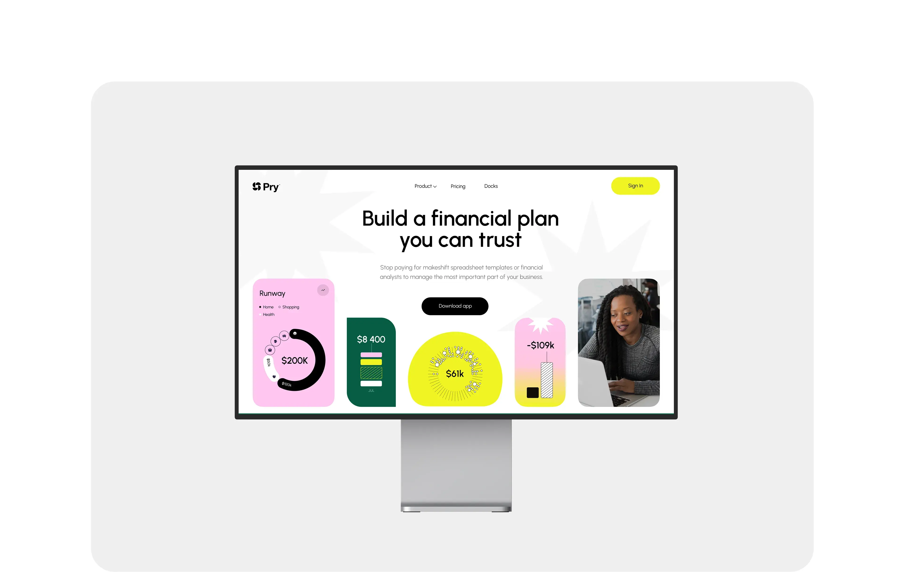 Screenshot of a mobile CRM finance app user interface showing financial data or goals. Screenshot of a mobile CRM finance app user interface showing financial data or goals.