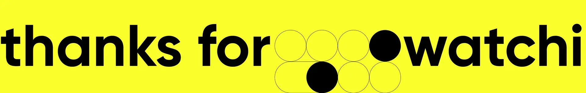 Graphic design elements with yellow branding and a meter-like graphic for a startup web application.