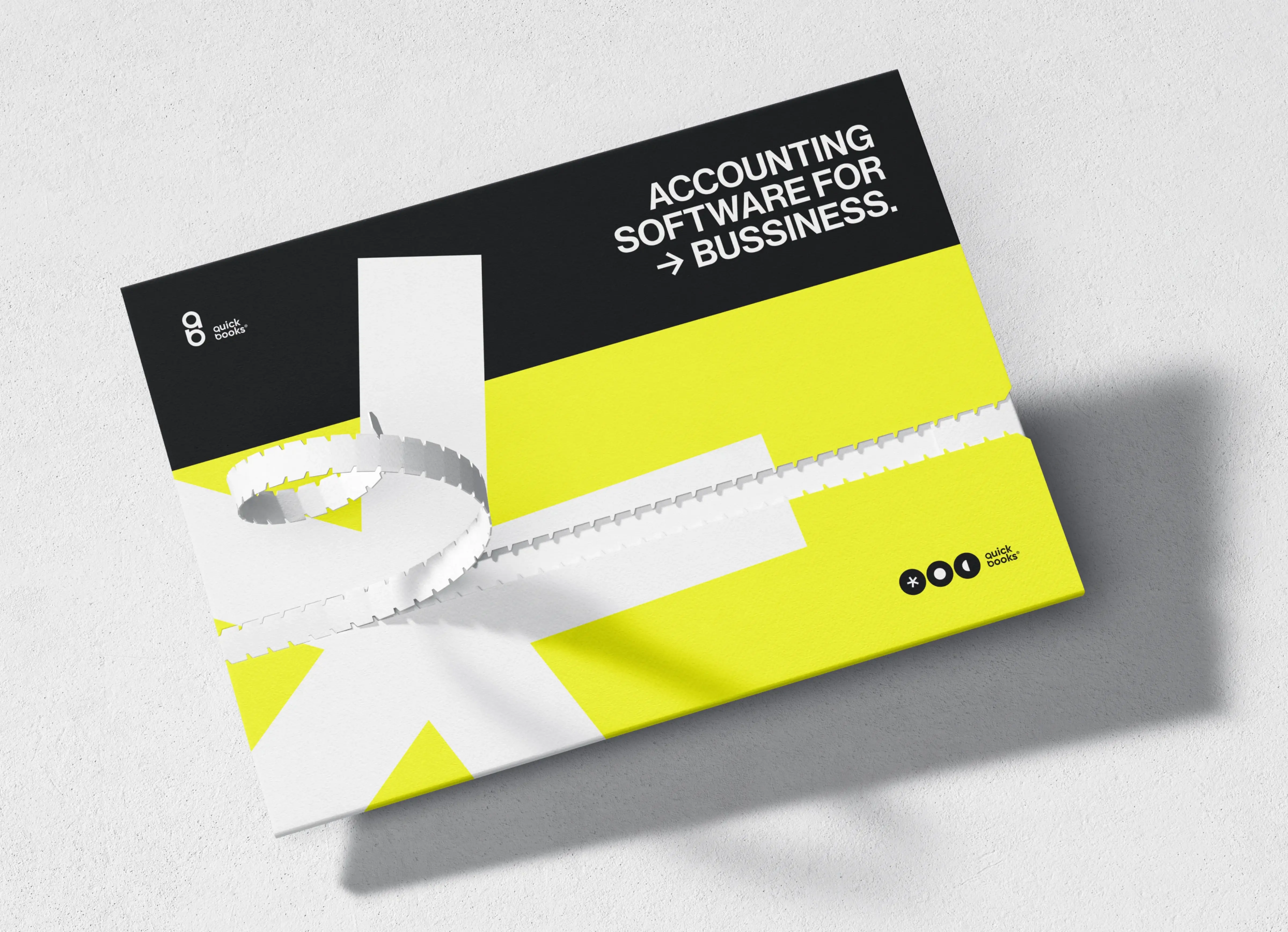 Graphic showing Quickbooks logo and 'Accounting software for business' text. Graphic showing Quickbooks logo and 'Accounting software for business' text.