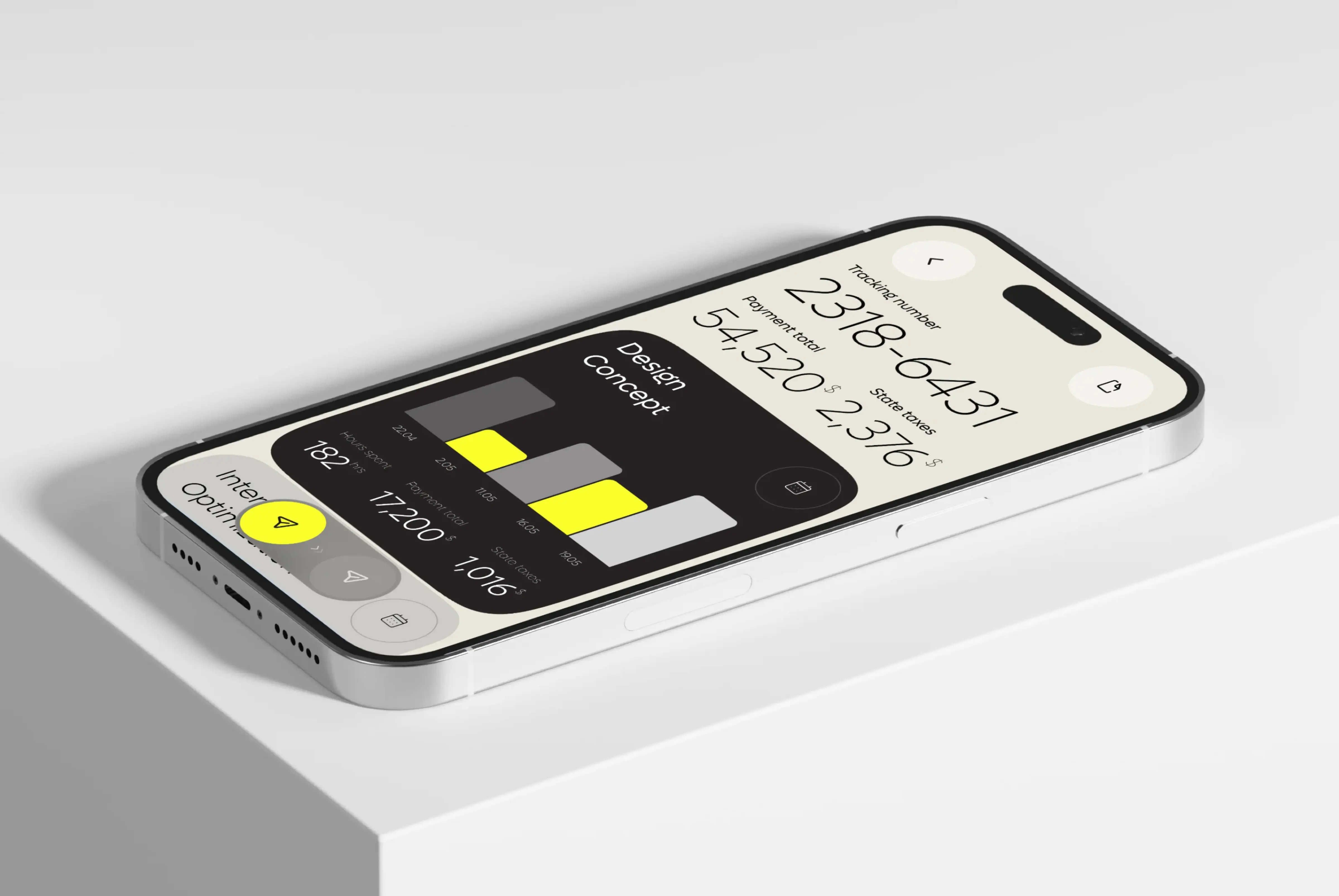 Smartphone used for portable access to enterprise finance or service management. Smartphone used for portable access to enterprise finance or service management.