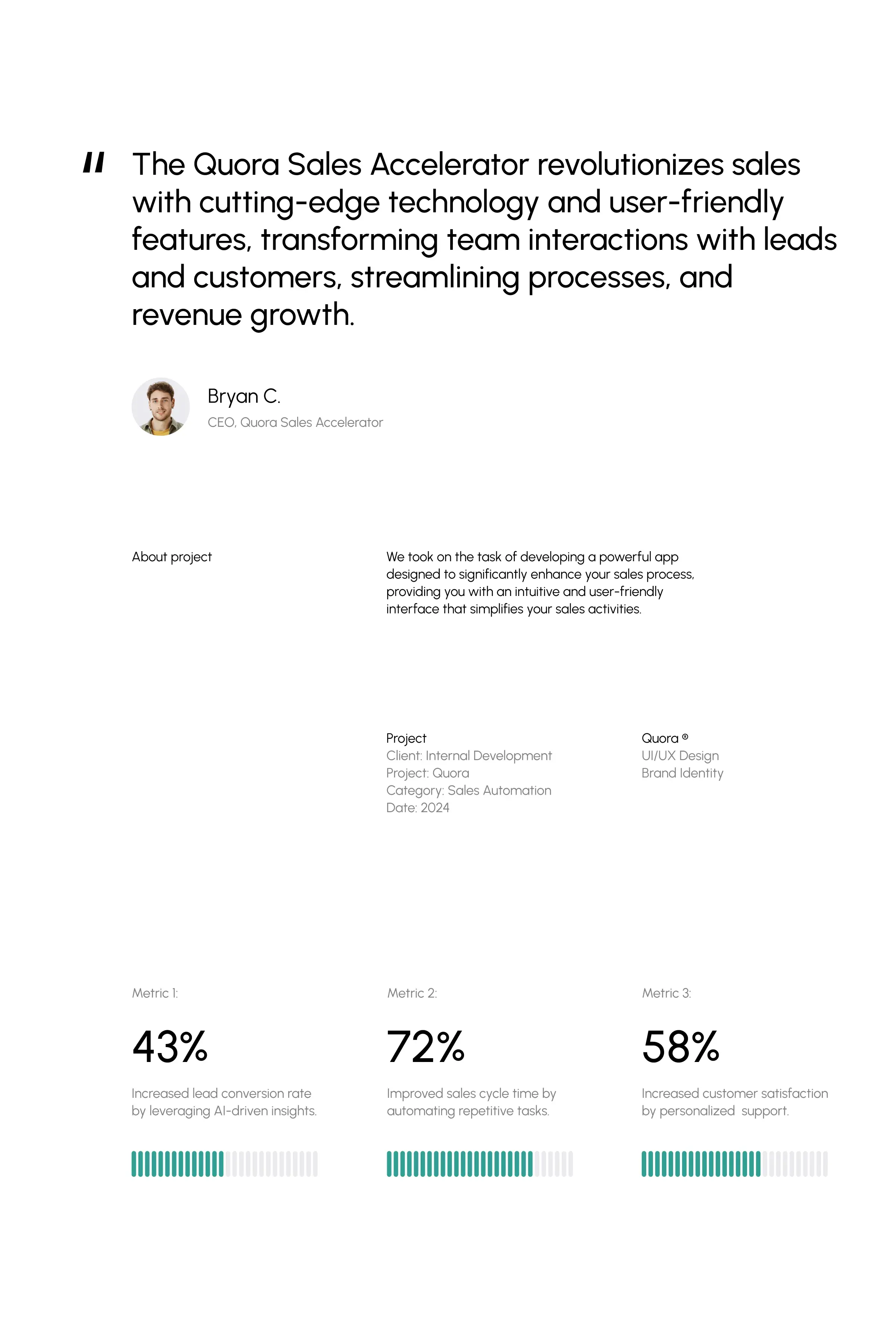 Quora AI SaaS CRM - UI UX Design - 1