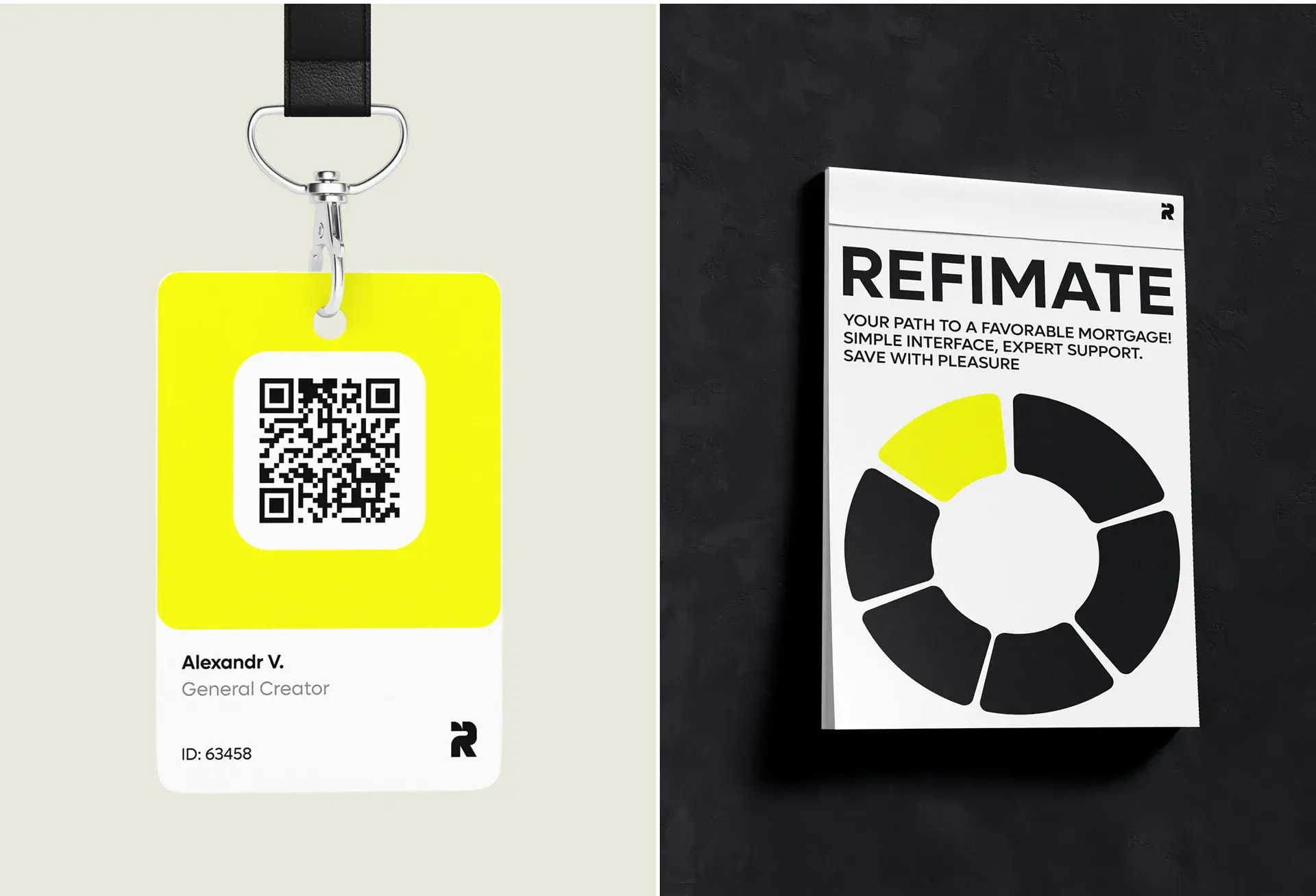 Promotional graphic for the Refimate finance mobile app branding, showing text 'YOUR PATH TO A FAVORABLE MORTGAGE!'. Promotional graphic for the Refimate finance mobile app branding, showing text 'YOUR PATH TO A FAVORABLE MORTGAGE!'.