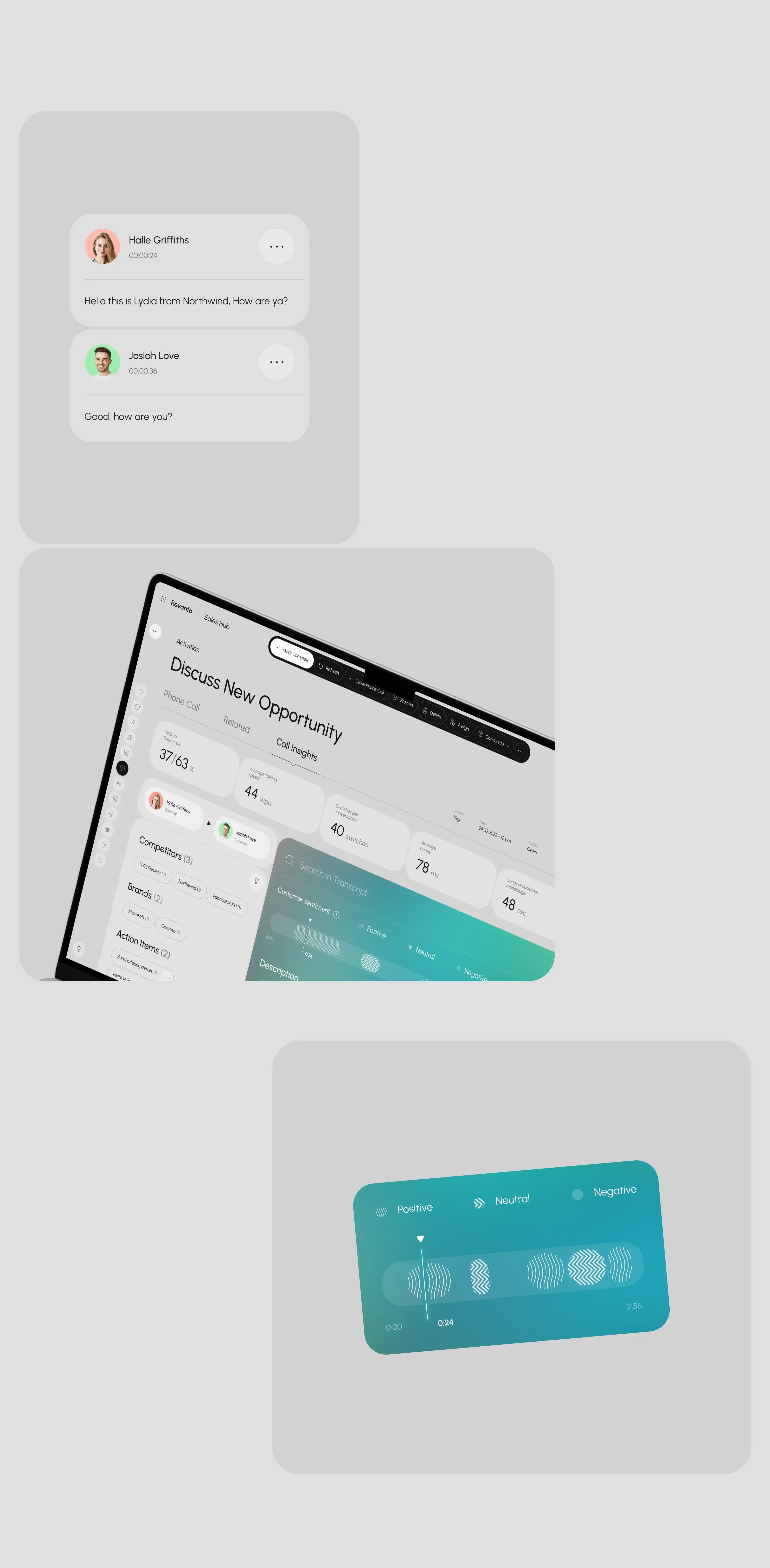 Screenshot of the Revanto Sales SaaS CRM desktop application interface. Screenshot of the Revanto Sales SaaS CRM desktop application interface.
