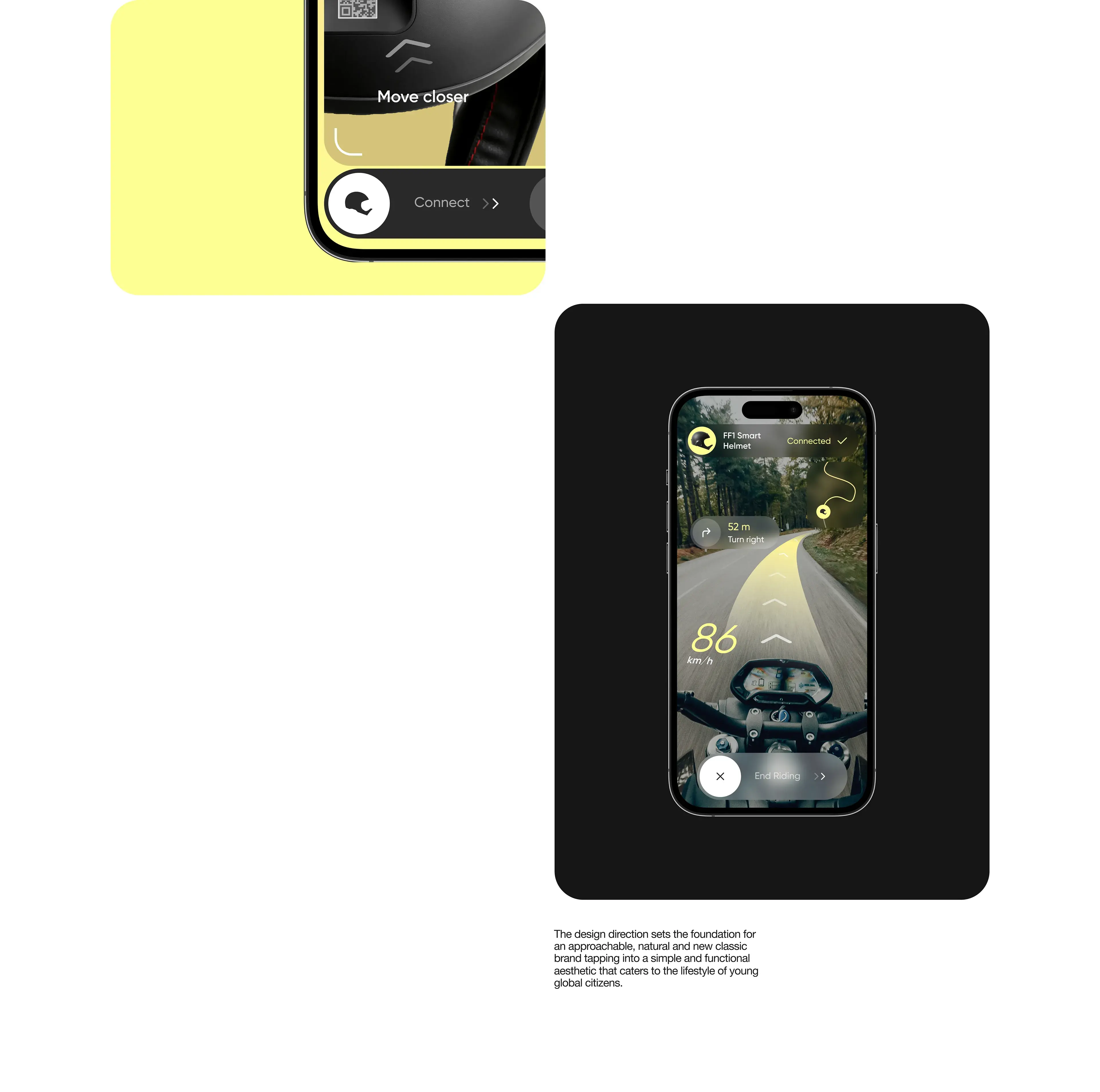 Screenshot of the ridemate mobile app interface on a smartphone, with a motorcycle helmet visible. Screenshot of the ridemate mobile app interface on a smartphone, with a motorcycle helmet visible.